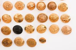 US ARMED FORCES & NATIONAL GUARD UNIFORM BUTTONS