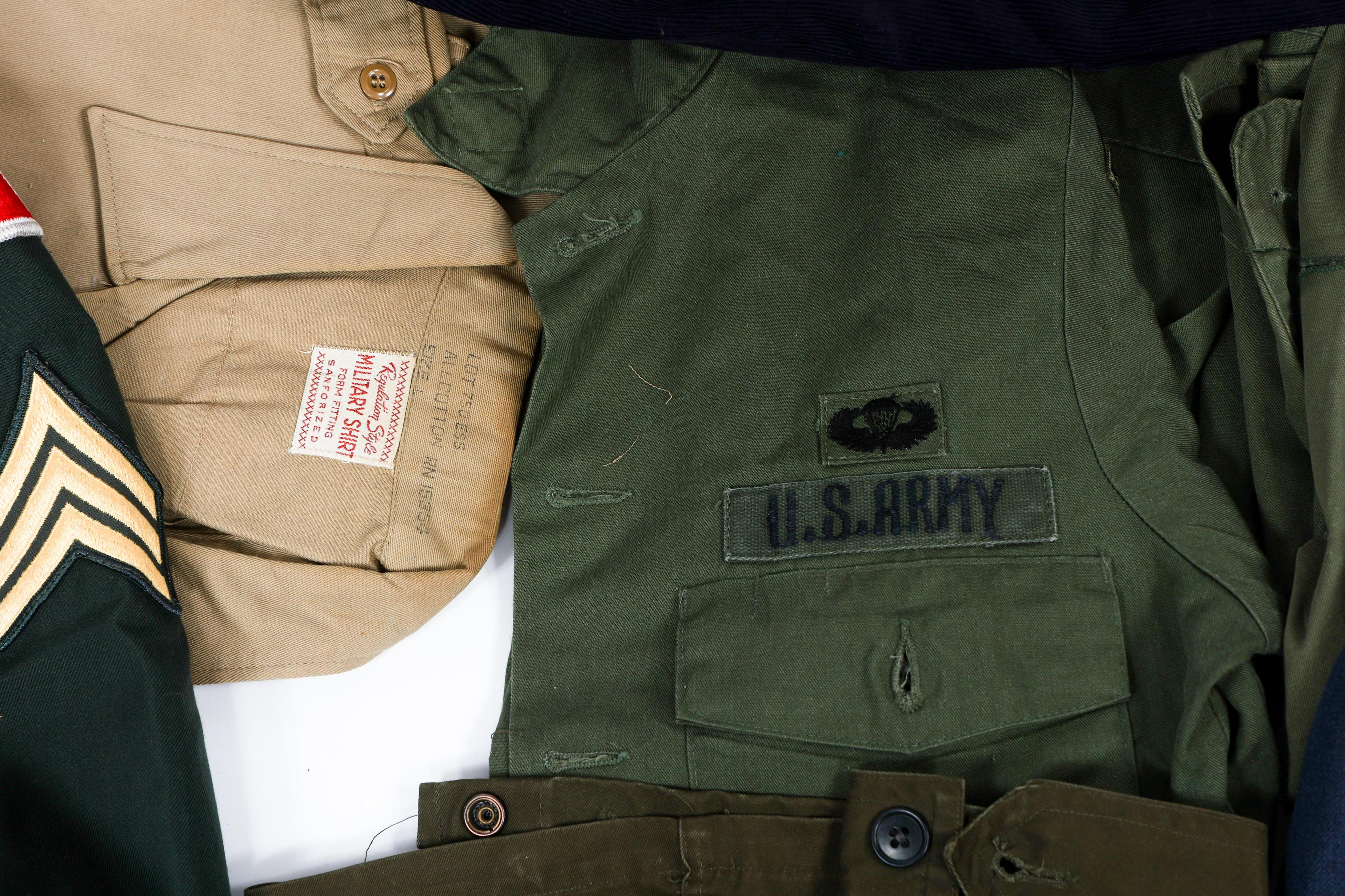 COLD WAR US ARMED FORCES UNIFORM ITEMS