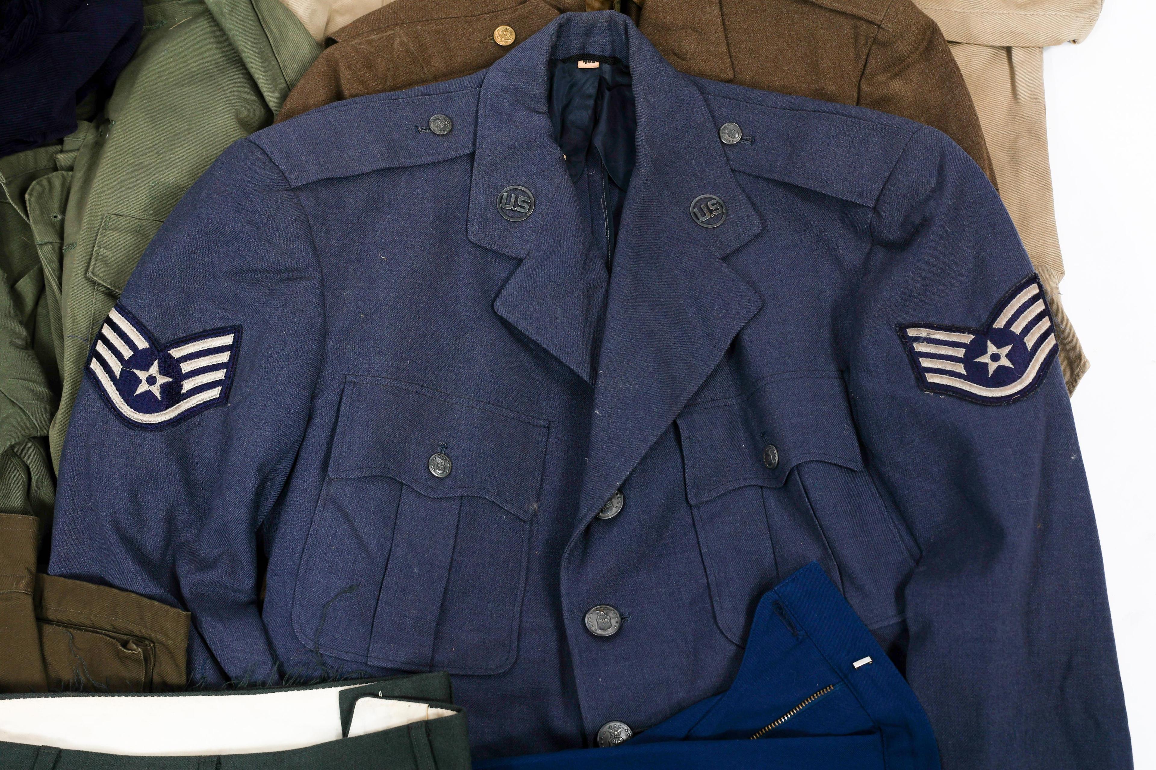 COLD WAR US ARMED FORCES UNIFORM ITEMS