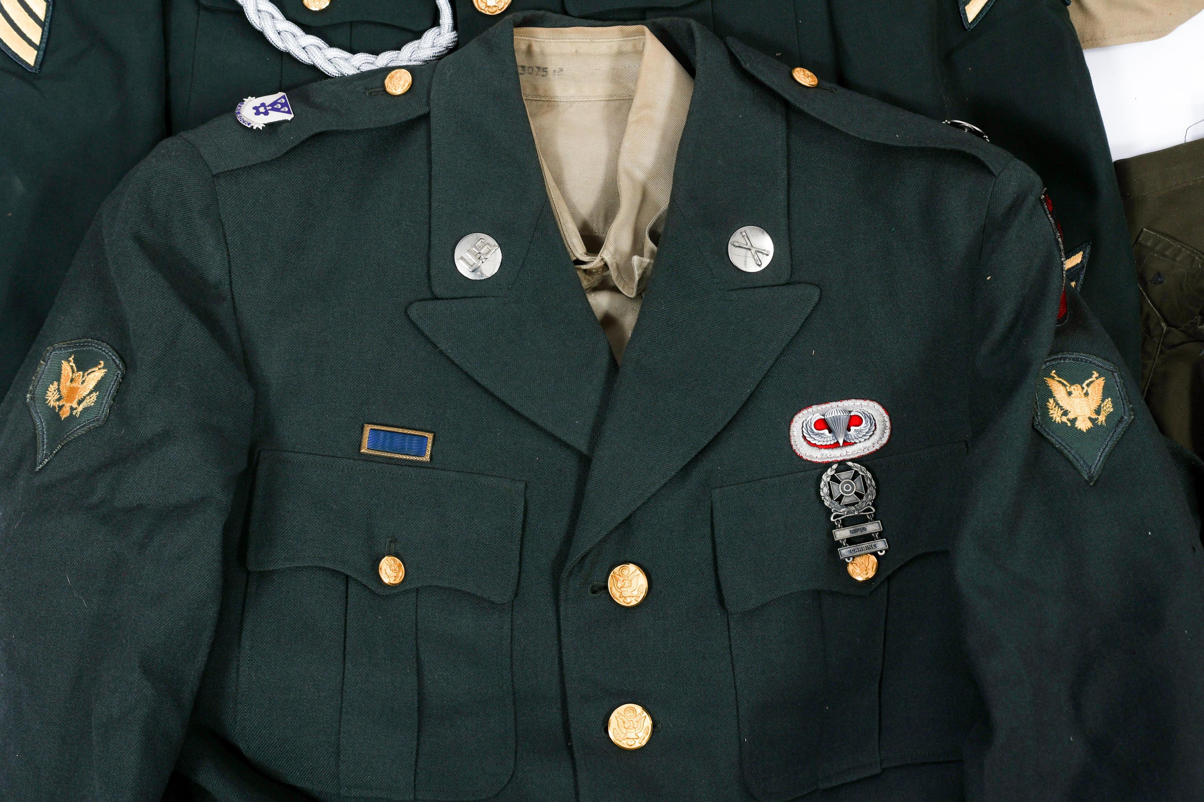 COLD WAR US ARMED FORCES UNIFORM ITEMS