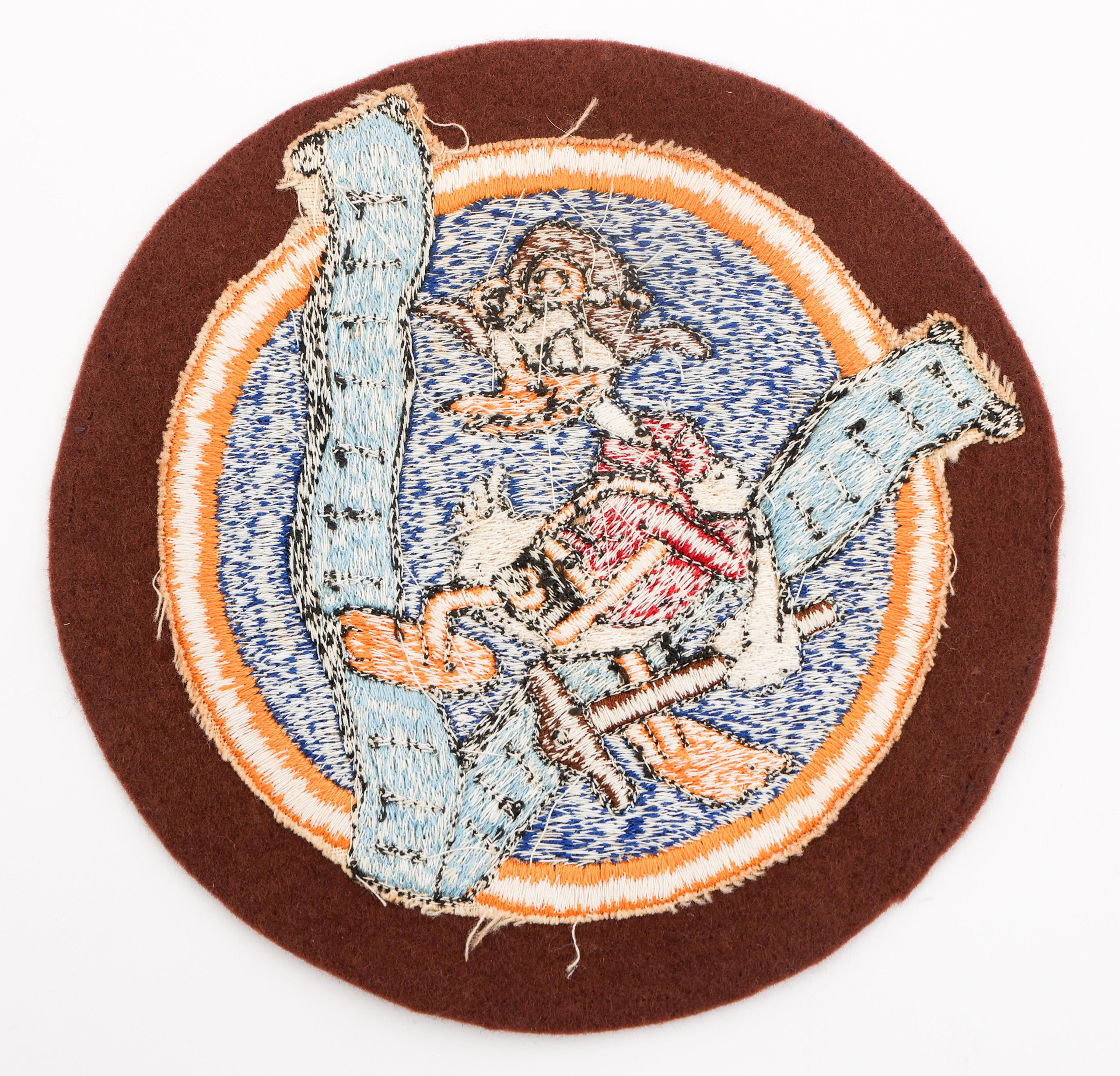 WWII USAAF PHOTO RECON SQ DONALD DUCK PATCH