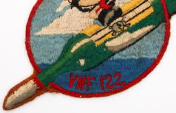 WWII USMC FIGHTER SQUADRON VMF-122 POCKET PATCH
