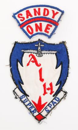 VIETNAM WAR USAF ATTRIBUTED A-1 SKYRAIDER PATCH
