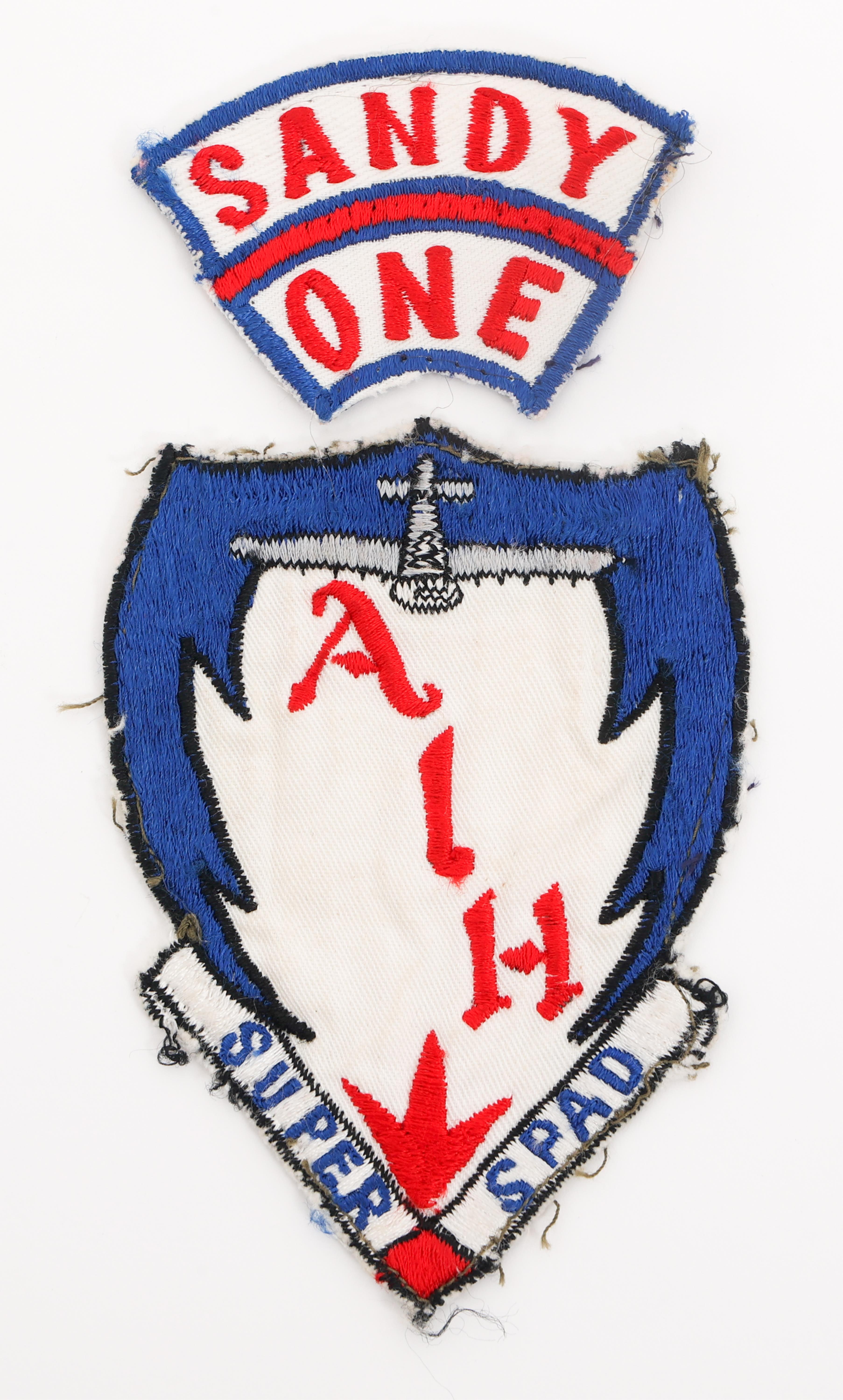 VIETNAM WAR USAF ATTRIBUTED A-1 SKYRAIDER PATCH