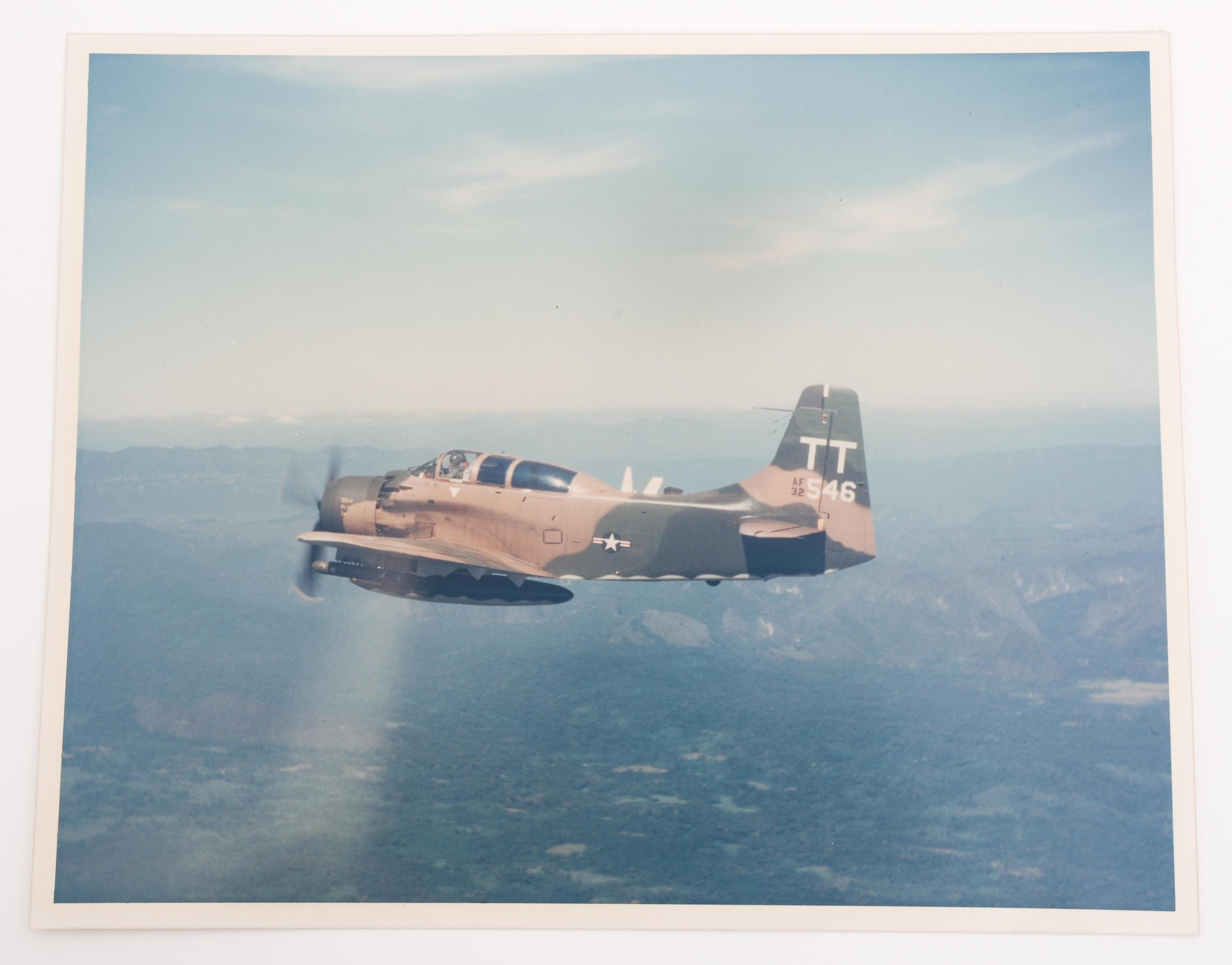 VIETNAM WAR USAF ATTRIBUTED A-1 SKYRAIDER PATCH