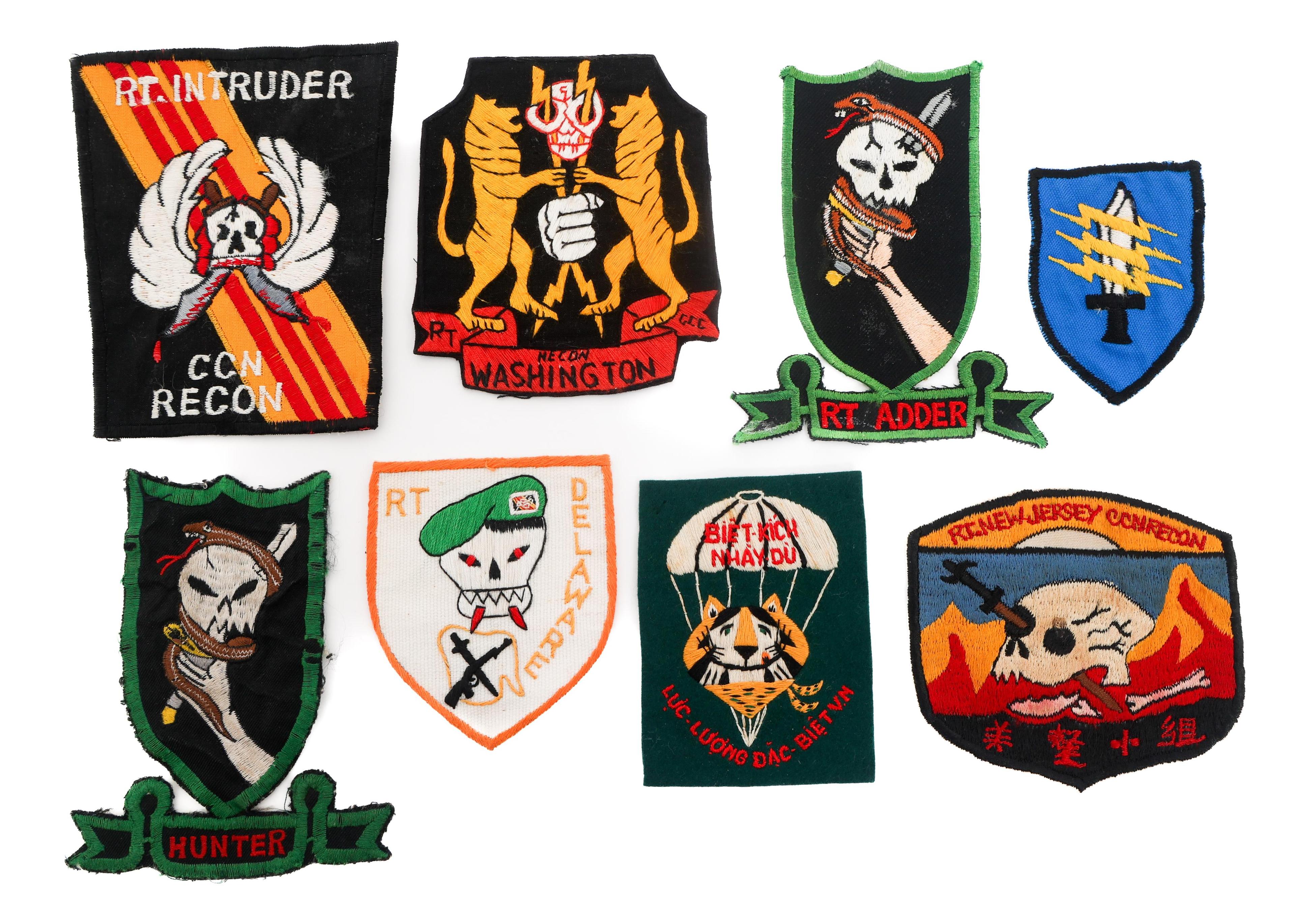 VIETNAM WAR US MACV-SOG THEATER MADE PATCHES