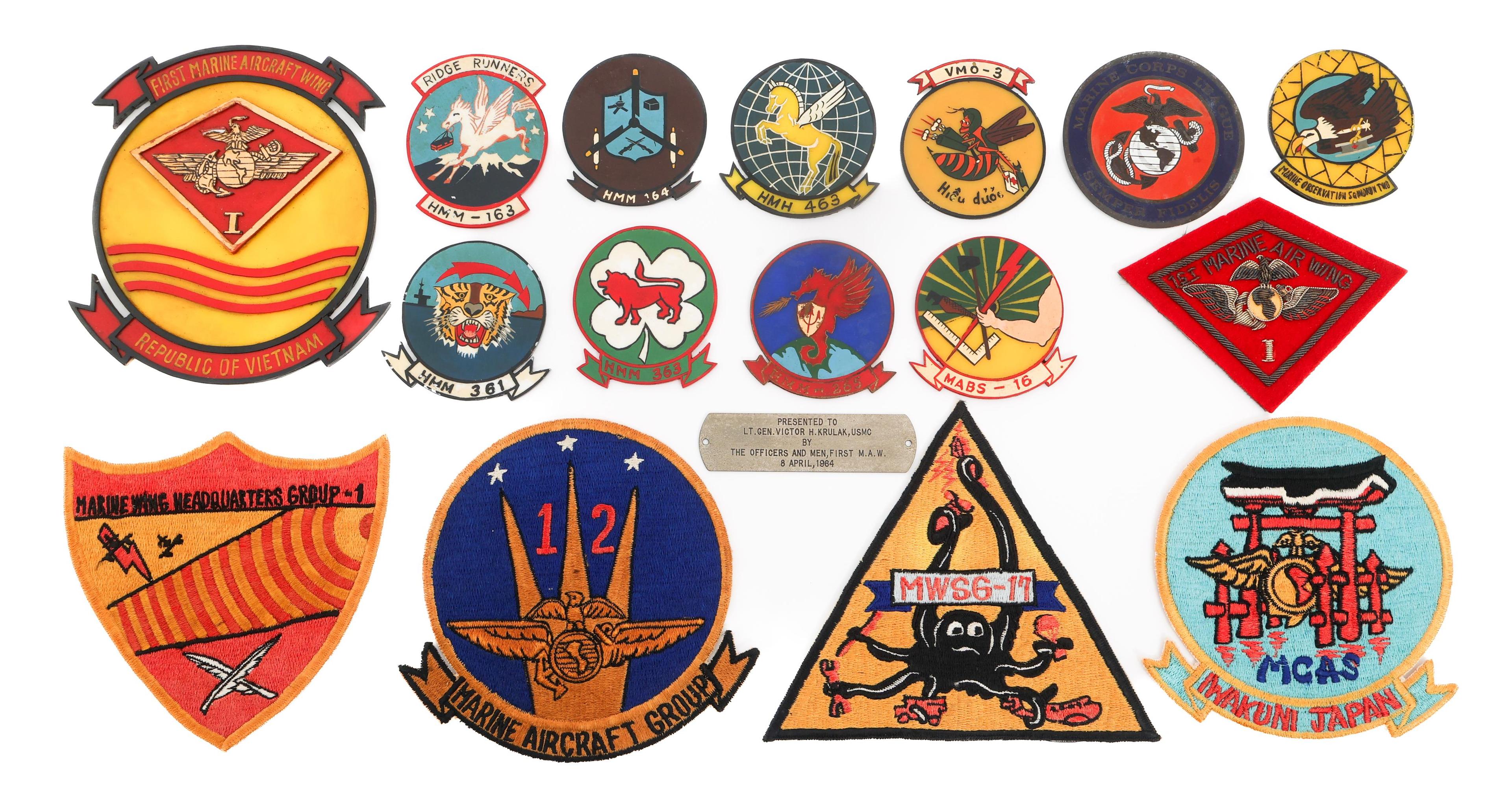 VIETNAM WAR USMC SQUADRON PATCHES & EMBLEMS