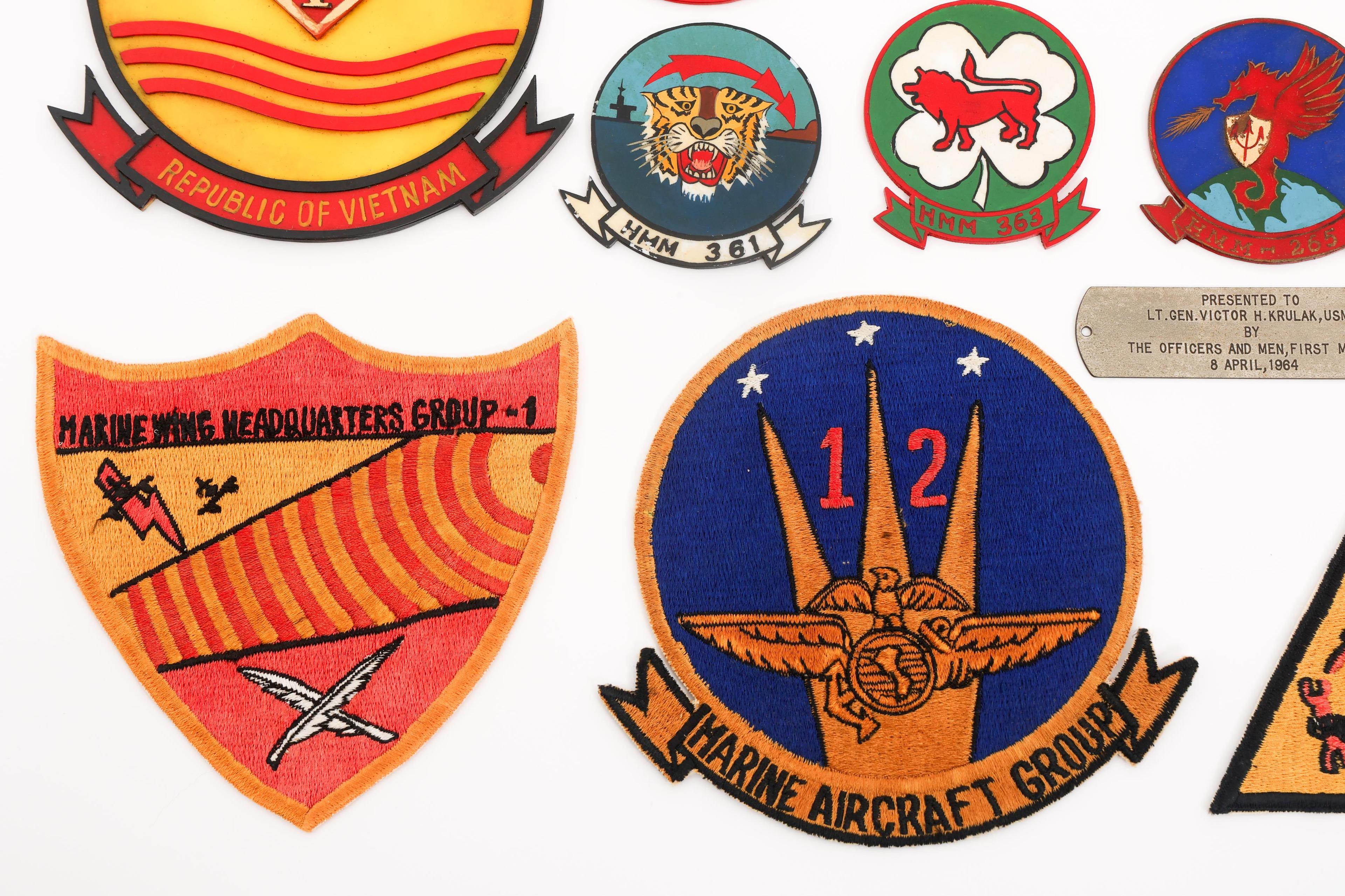 VIETNAM WAR USMC SQUADRON PATCHES & EMBLEMS