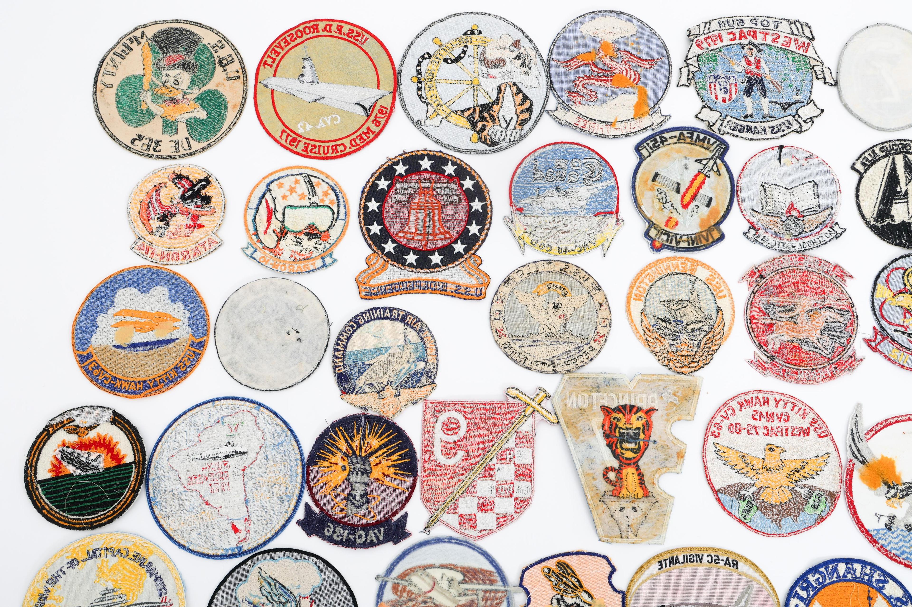 COLD WAR US NAVY SHIP, SQUADRON & STATION PATCHES