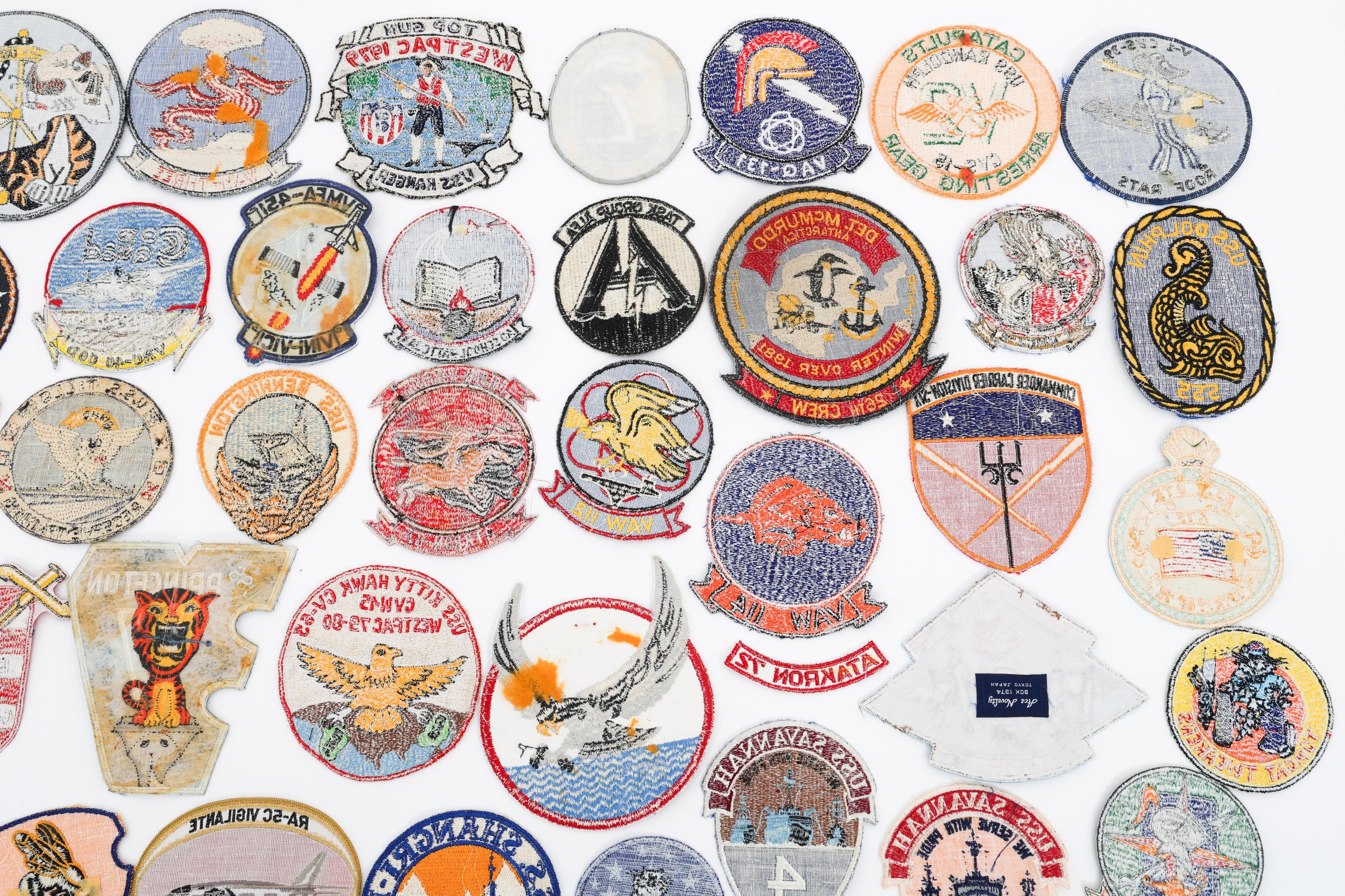 COLD WAR US NAVY SHIP, SQUADRON & STATION PATCHES