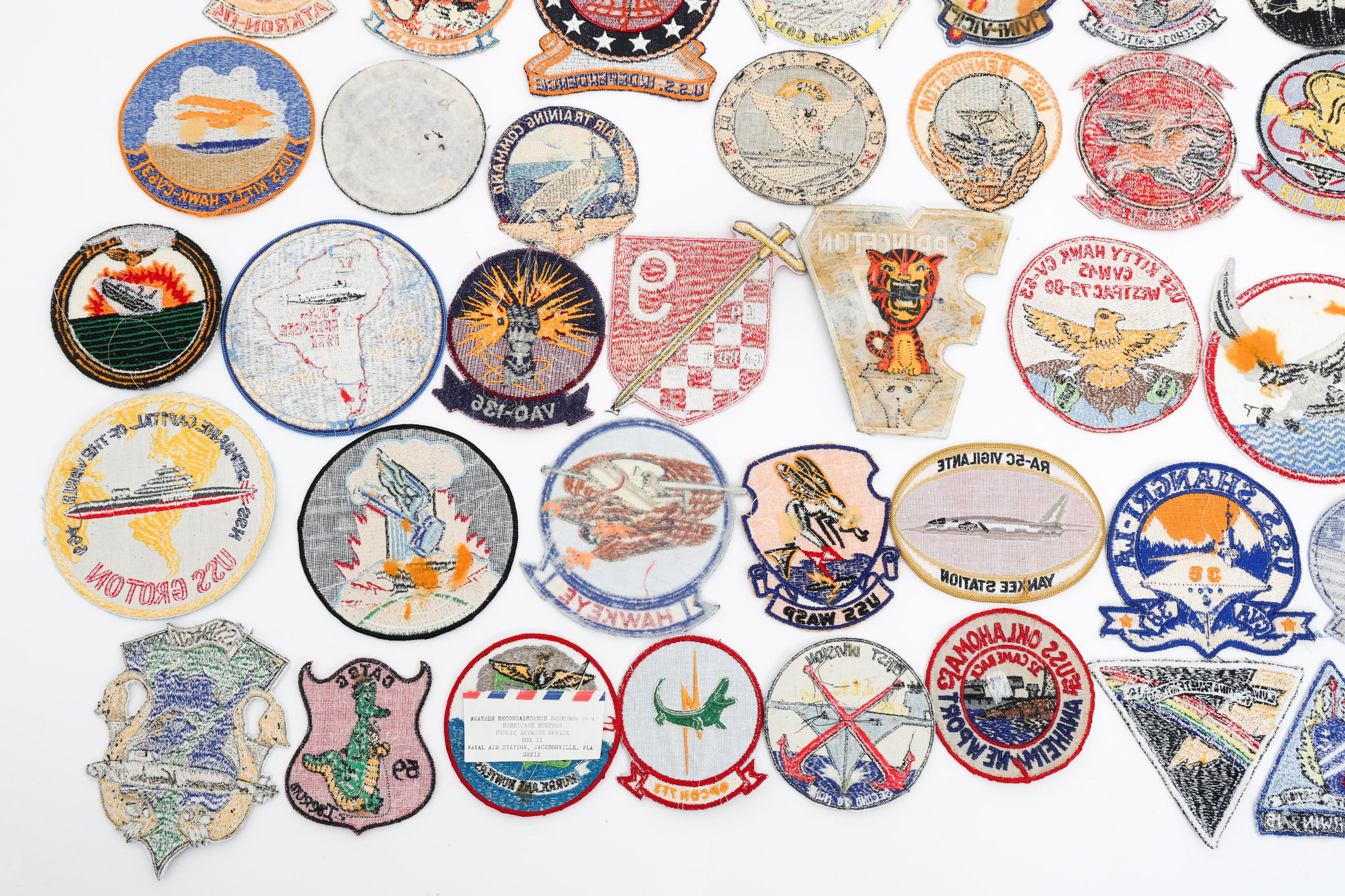 COLD WAR US NAVY SHIP, SQUADRON & STATION PATCHES