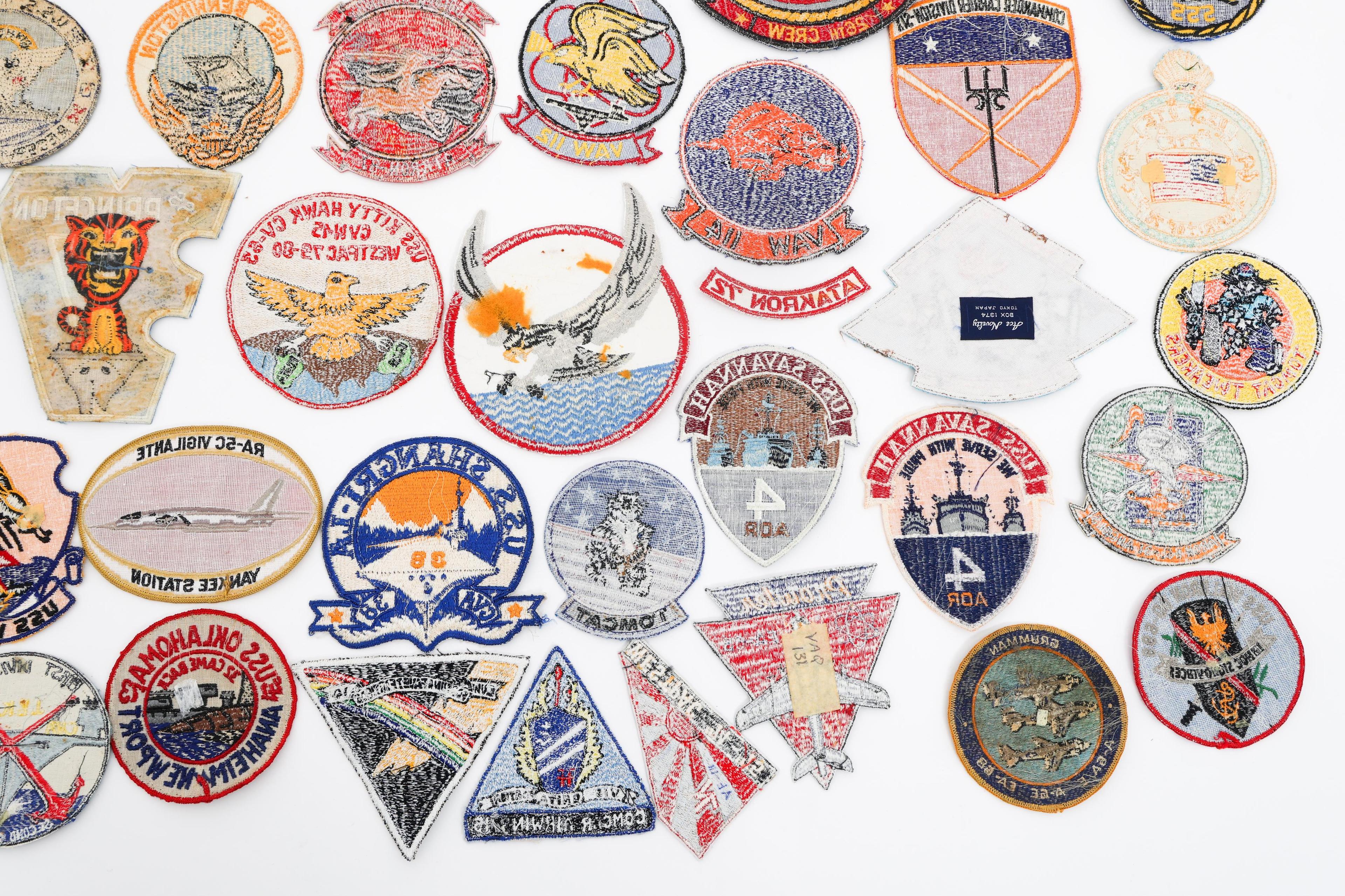 COLD WAR US NAVY SHIP, SQUADRON & STATION PATCHES