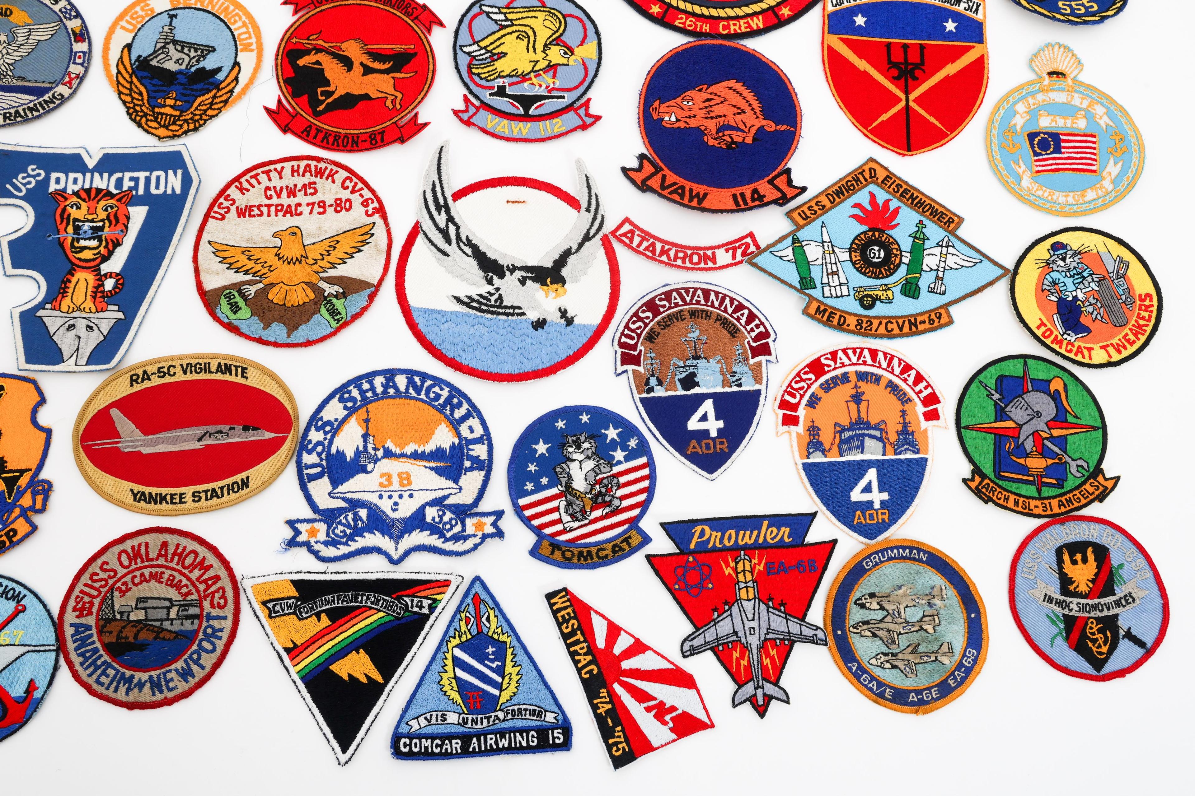 COLD WAR US NAVY SHIP, SQUADRON & STATION PATCHES