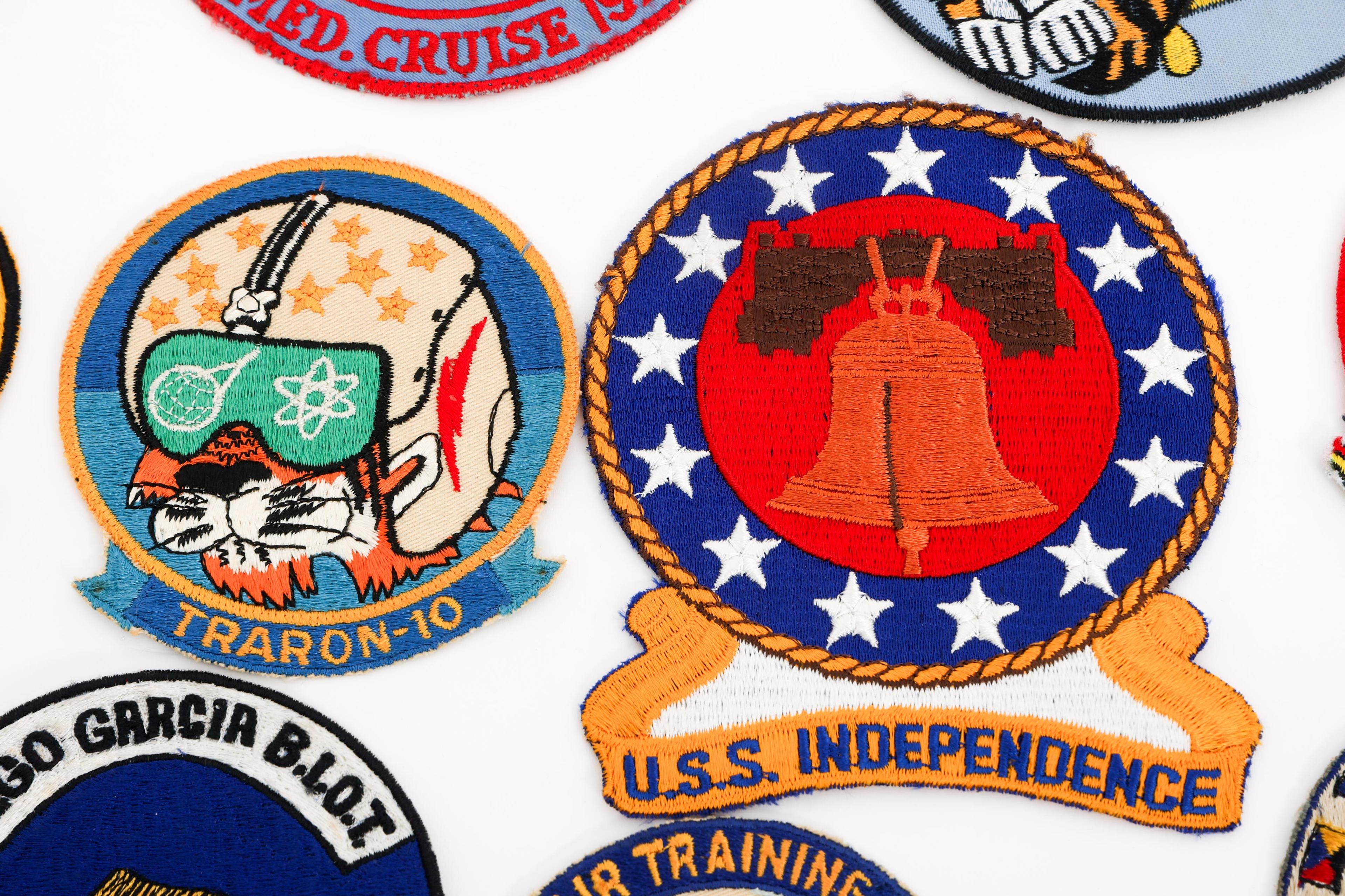 COLD WAR US NAVY SHIP, SQUADRON & STATION PATCHES