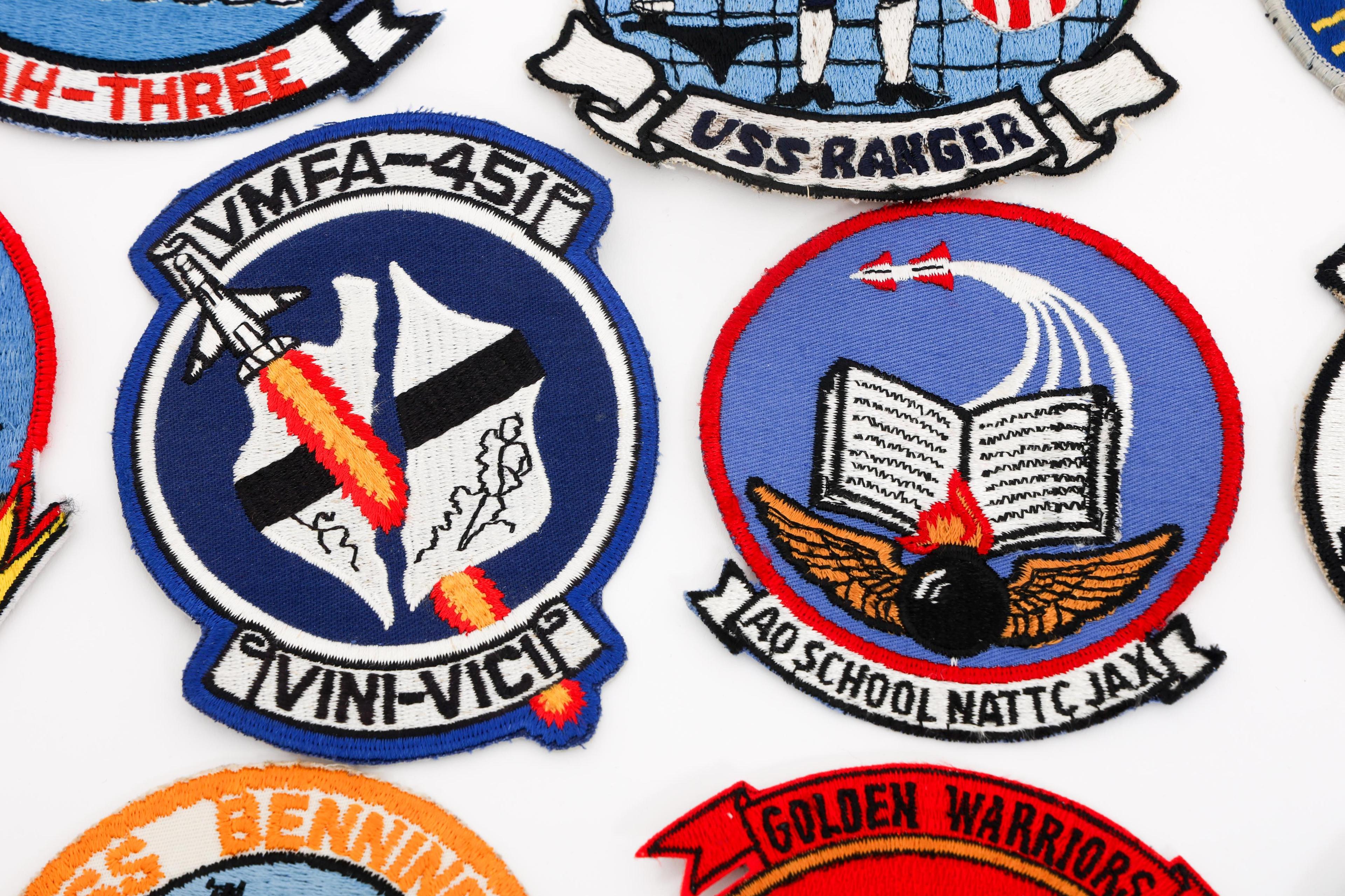 COLD WAR US NAVY SHIP, SQUADRON & STATION PATCHES