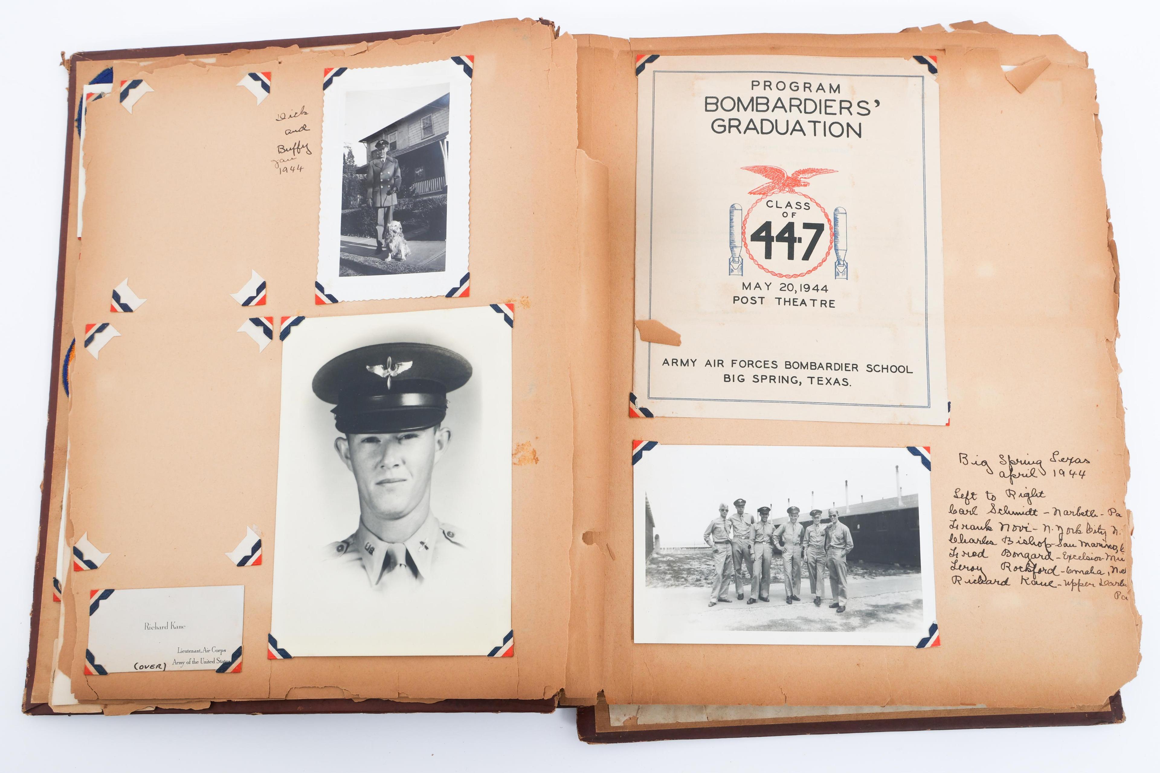 WWII USAAF 831st BOMB SQ NAMED MEDALS & PATCHES