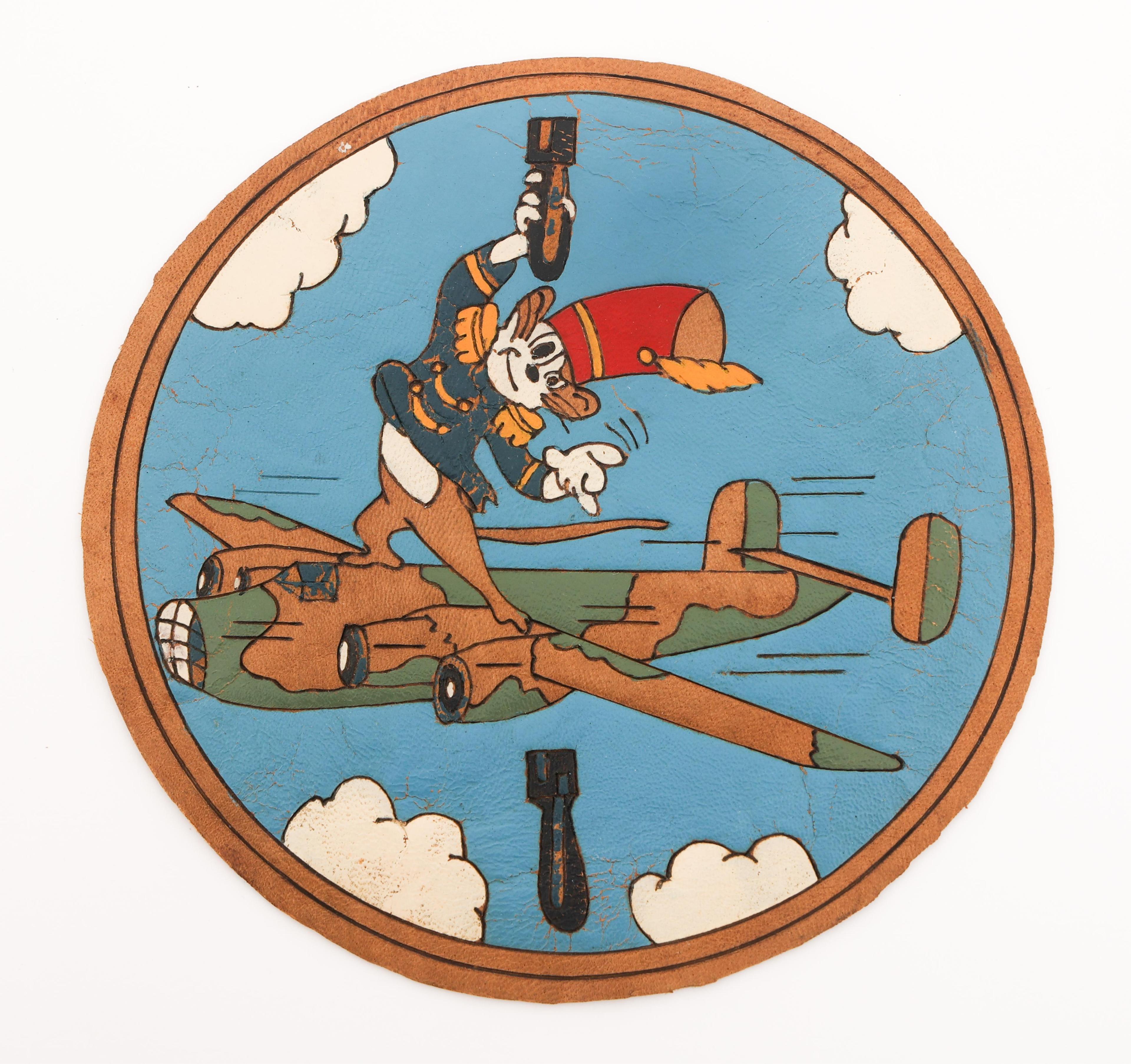 WWII USAAF 831st BOMB SQ NAMED MEDALS & PATCHES