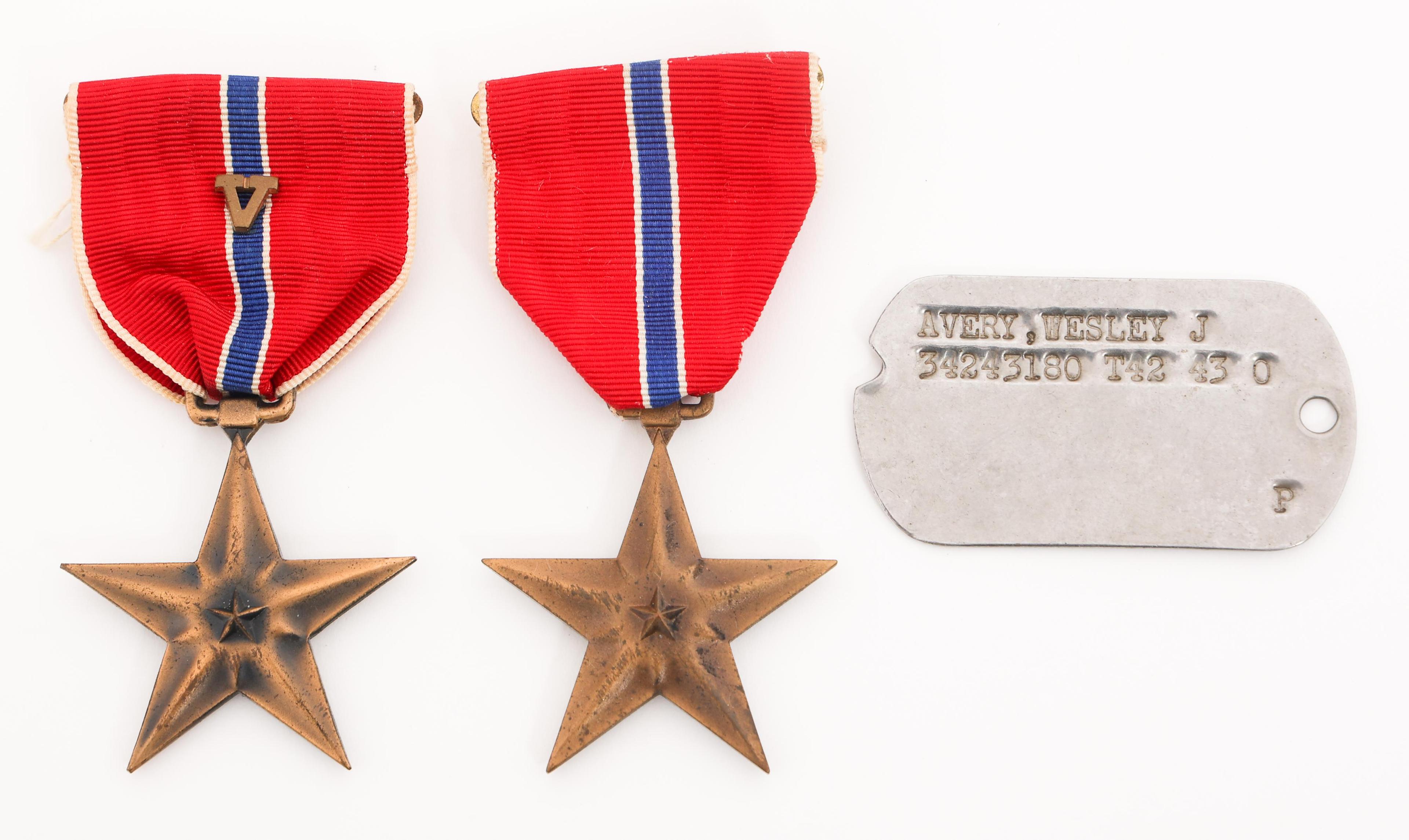 WWII - COLD WAR US ARMY MEDALS & COFFIN CASES