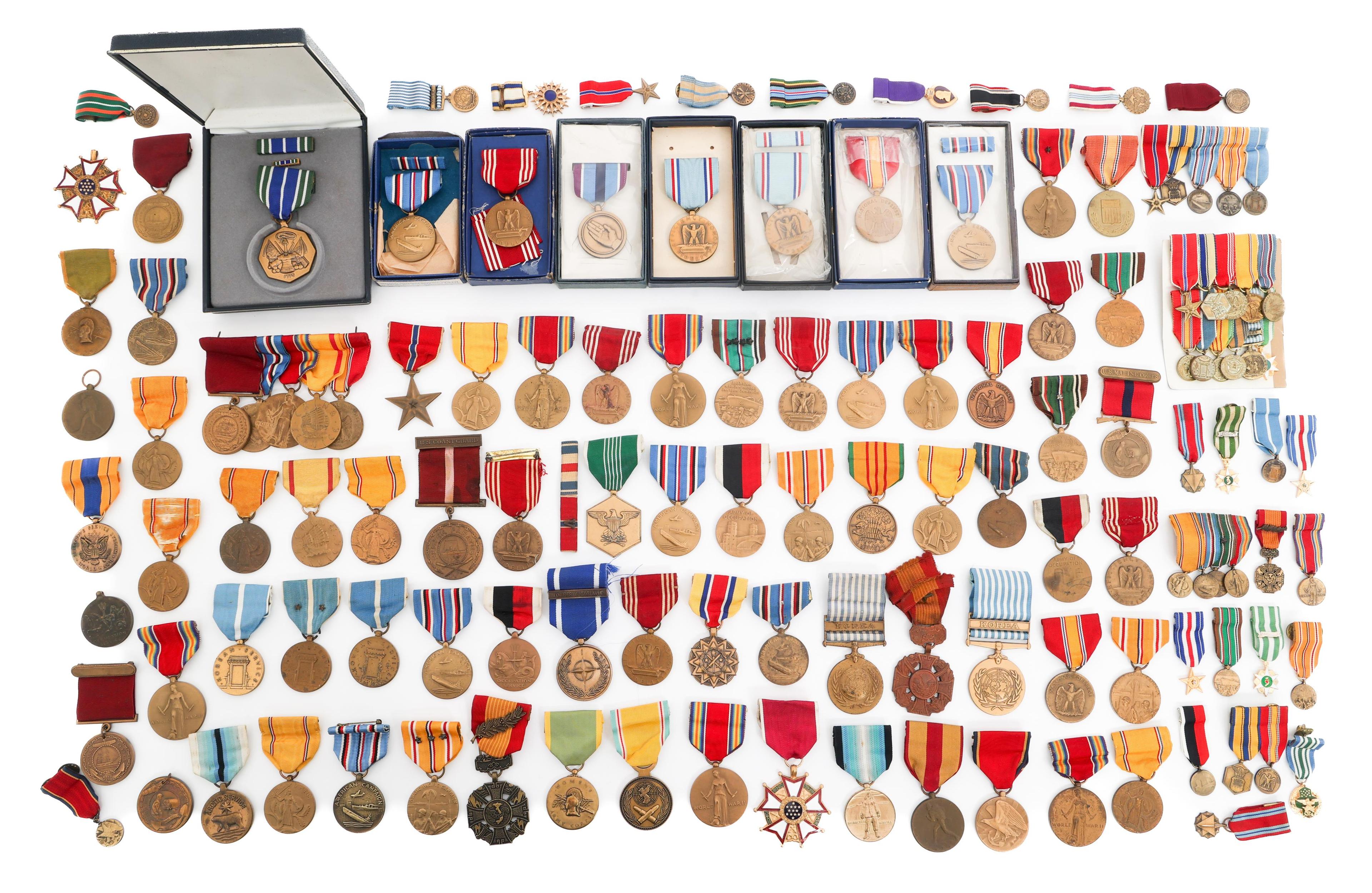 WWII - COLD WAR US ARMED FORCES MEDALS