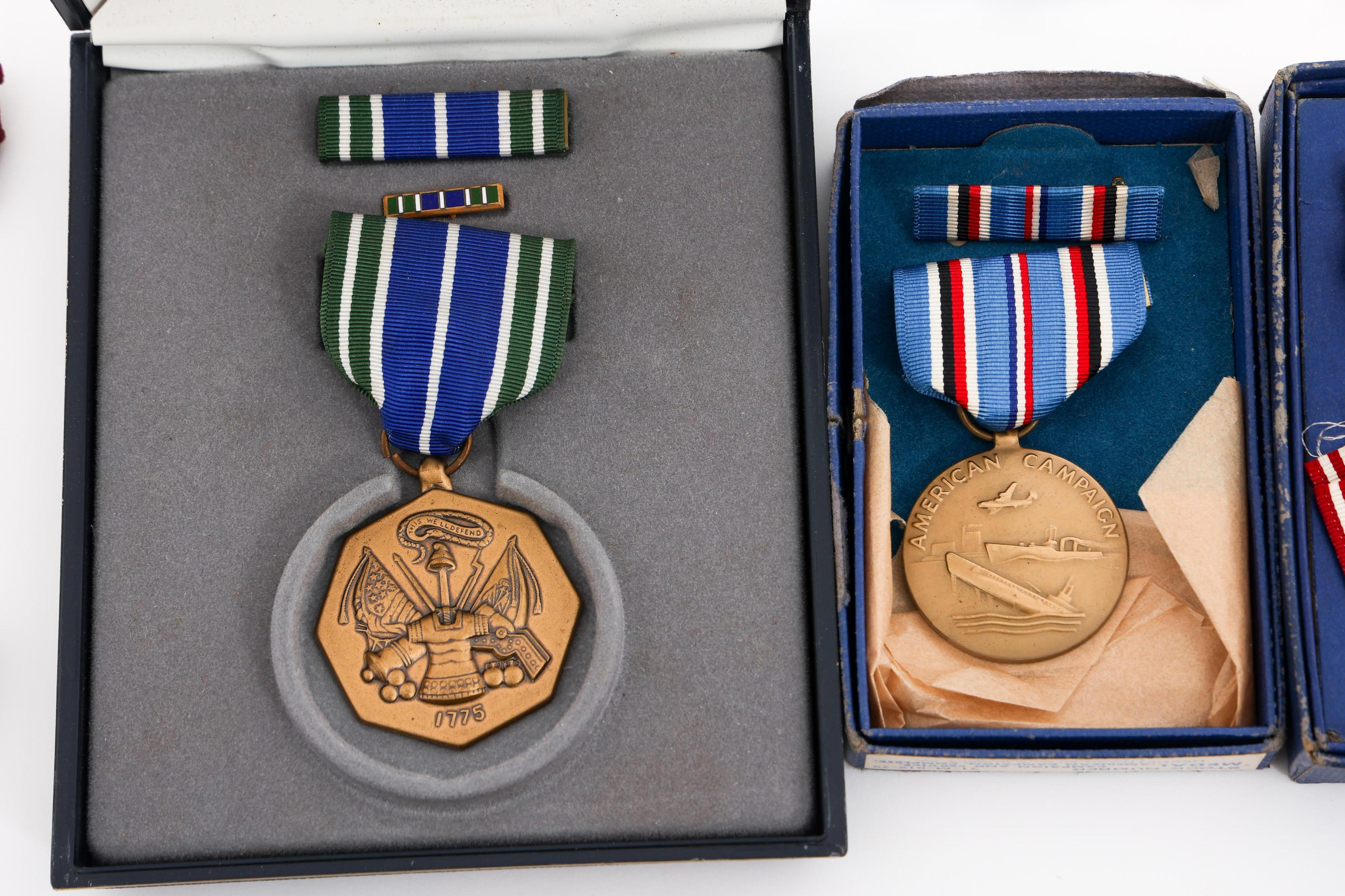 WWII - COLD WAR US ARMED FORCES MEDALS