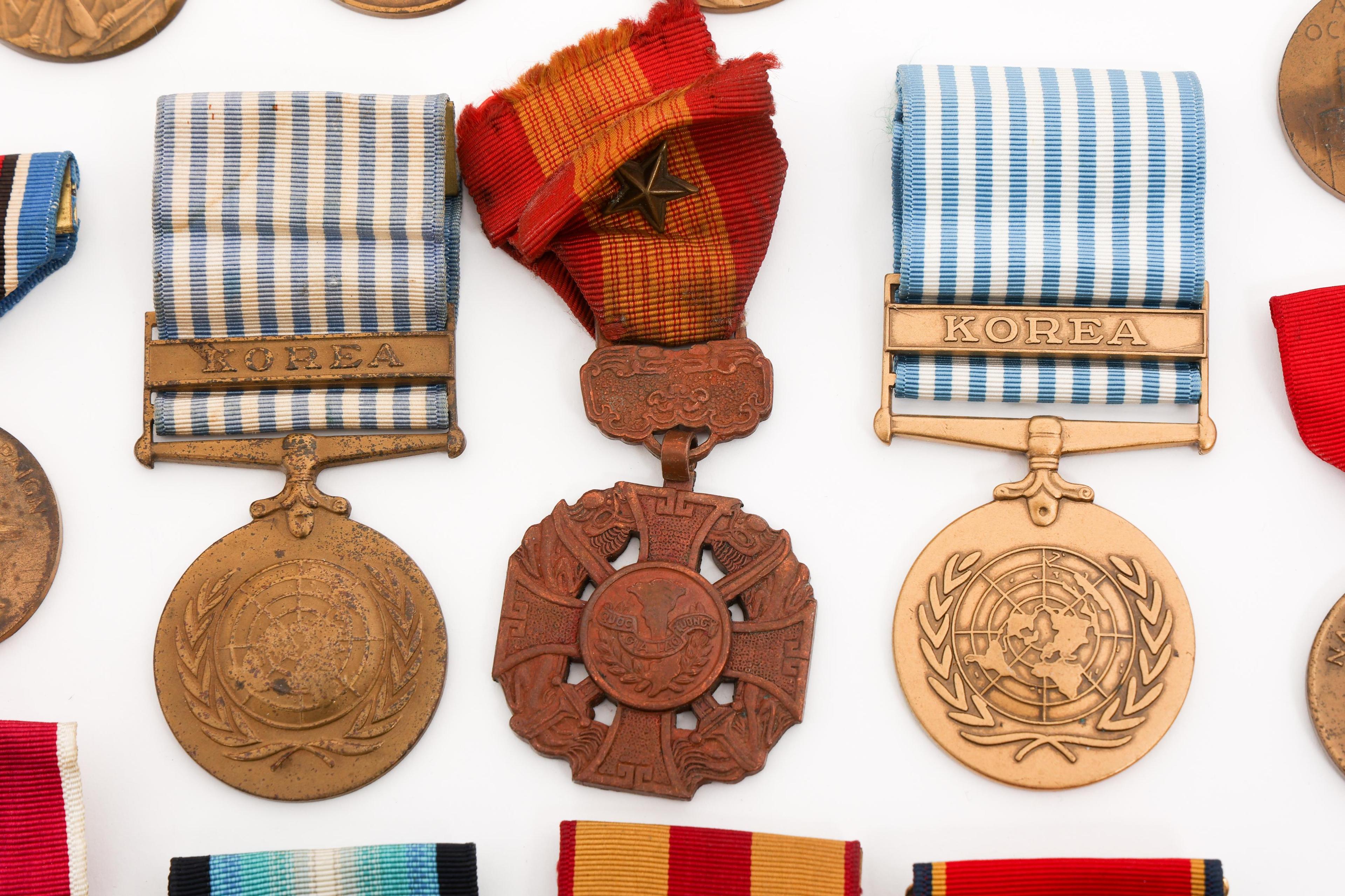 WWII - COLD WAR US ARMED FORCES MEDALS