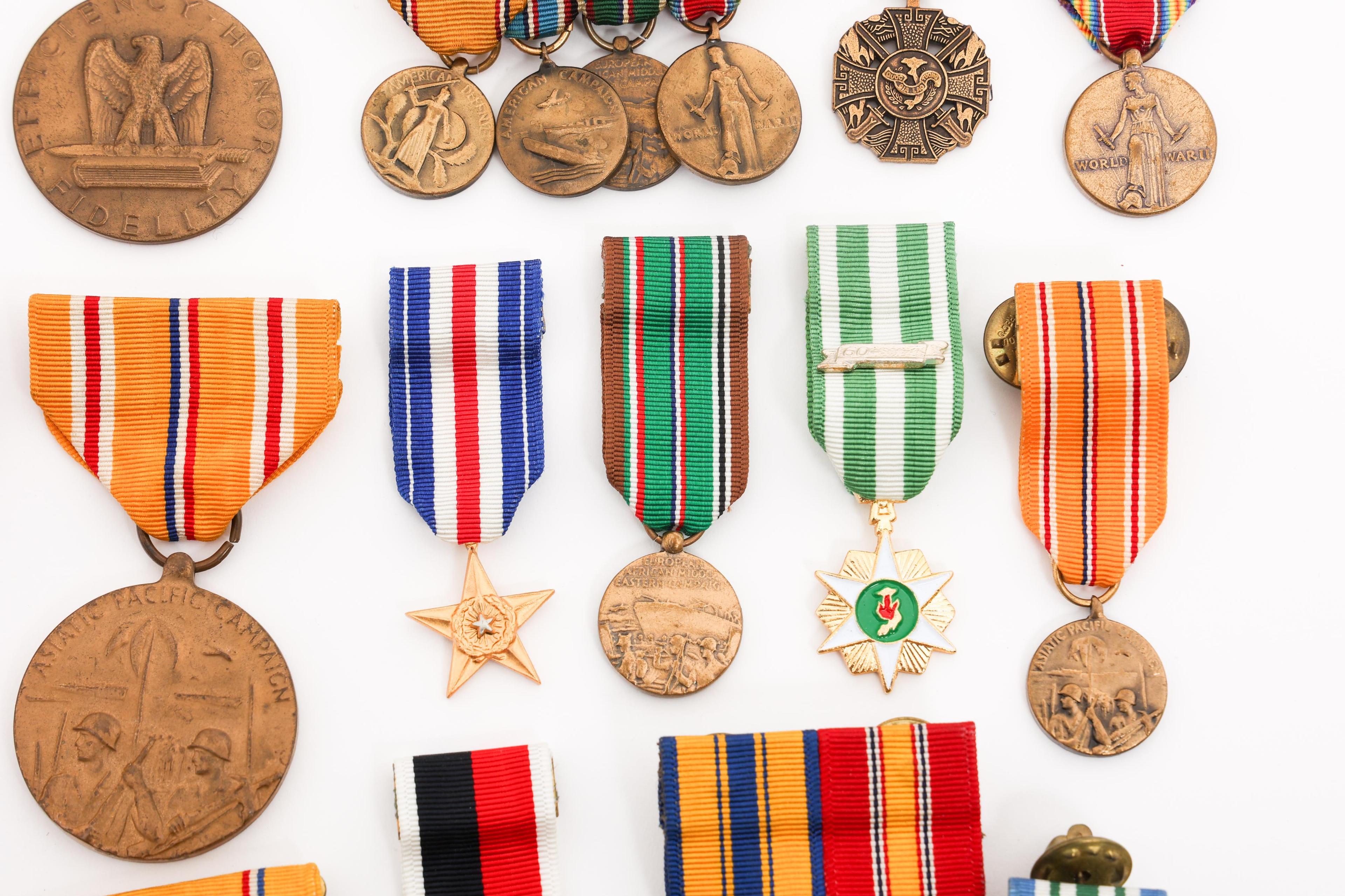 WWII - COLD WAR US ARMED FORCES MEDALS