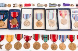 WWII - COLD WAR US ARMED FORCES MEDALS