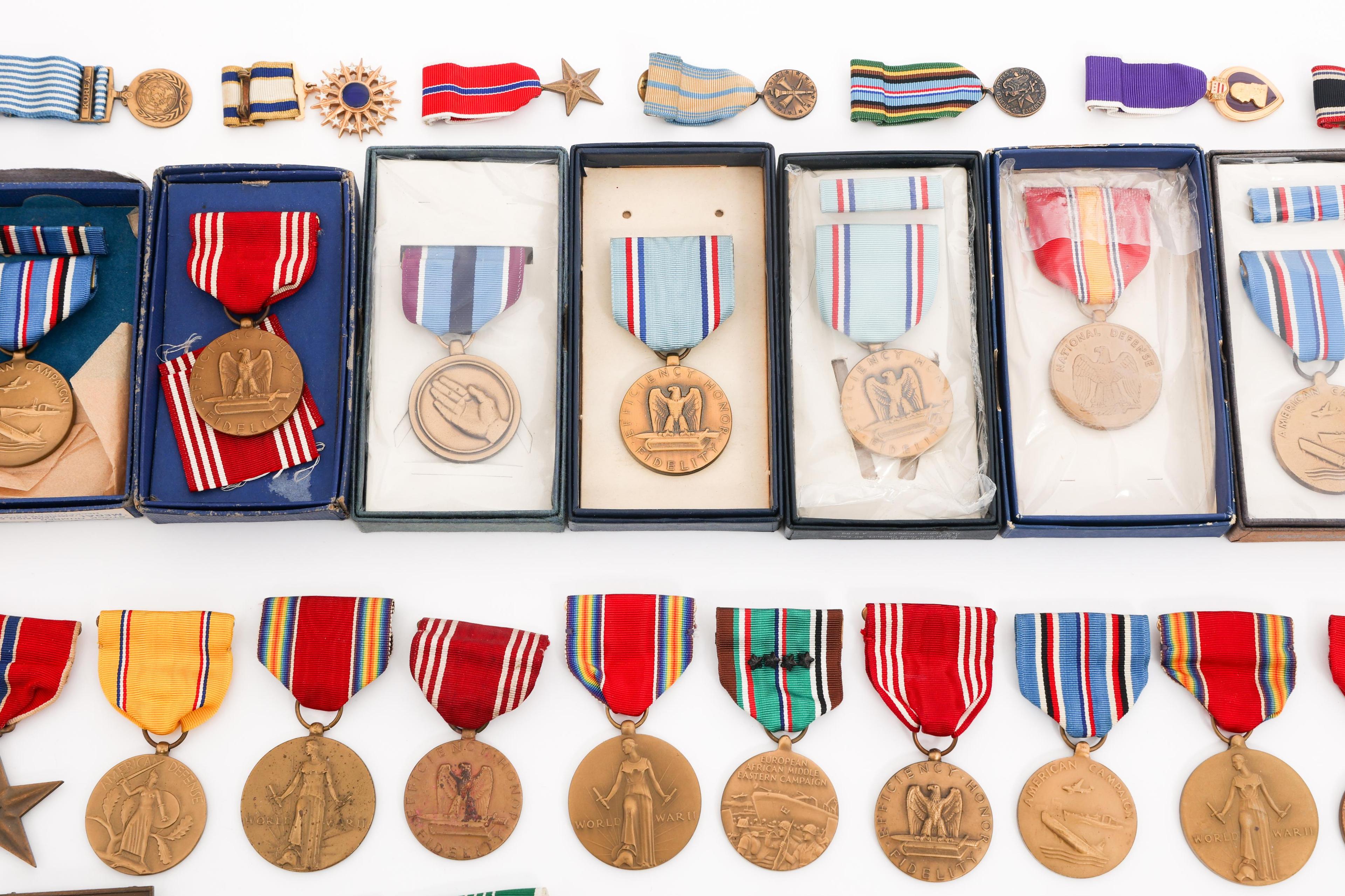 WWII - COLD WAR US ARMED FORCES MEDALS