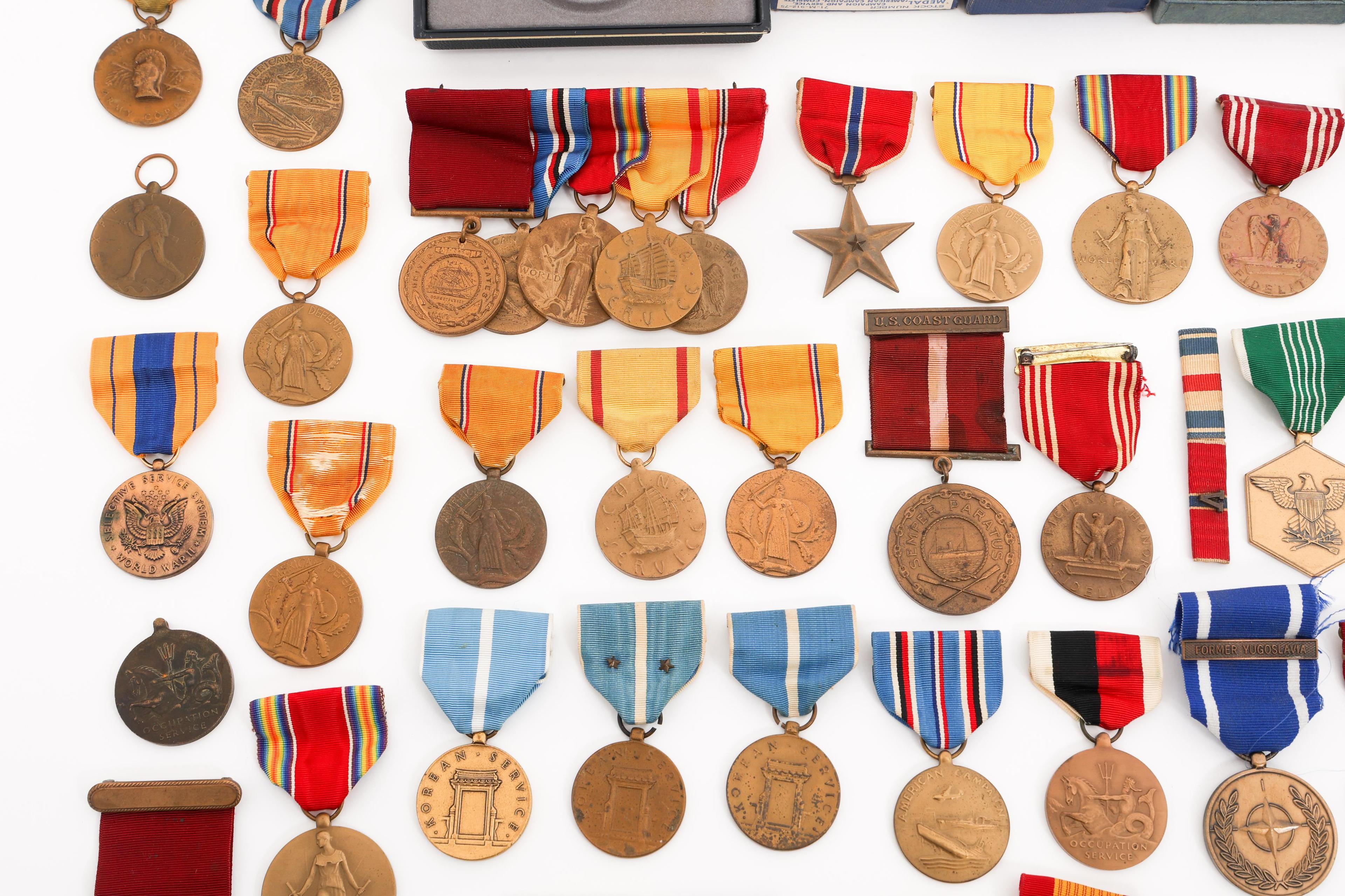 WWII - COLD WAR US ARMED FORCES MEDALS