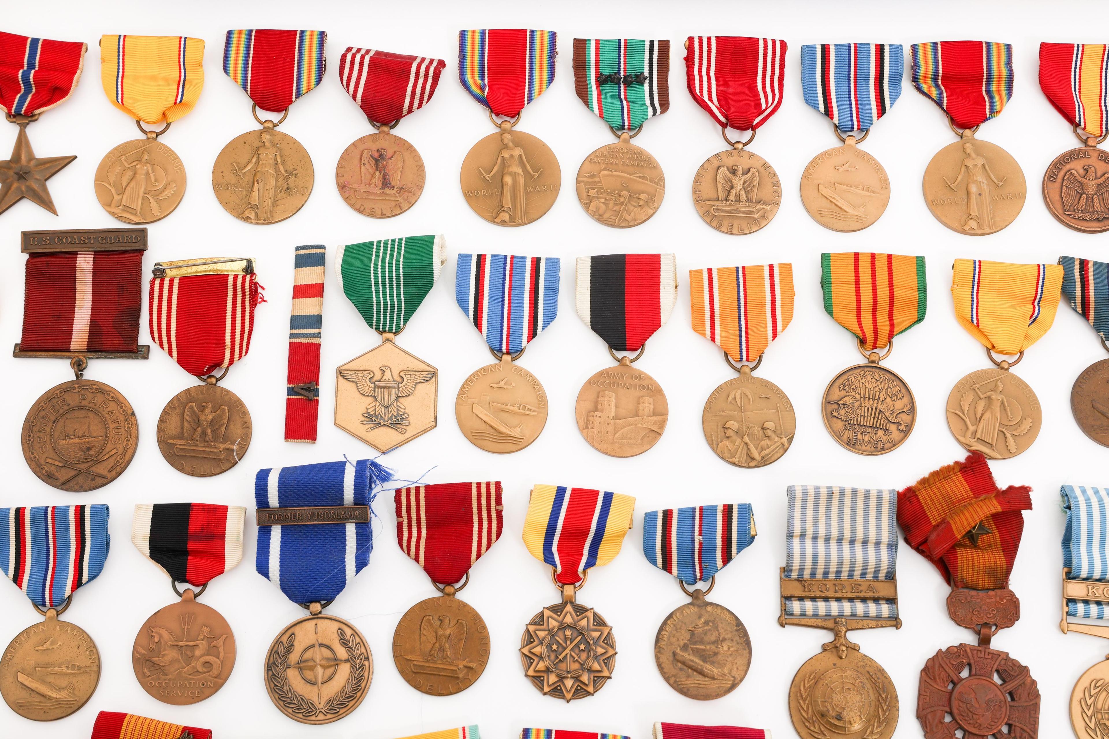 WWII - COLD WAR US ARMED FORCES MEDALS
