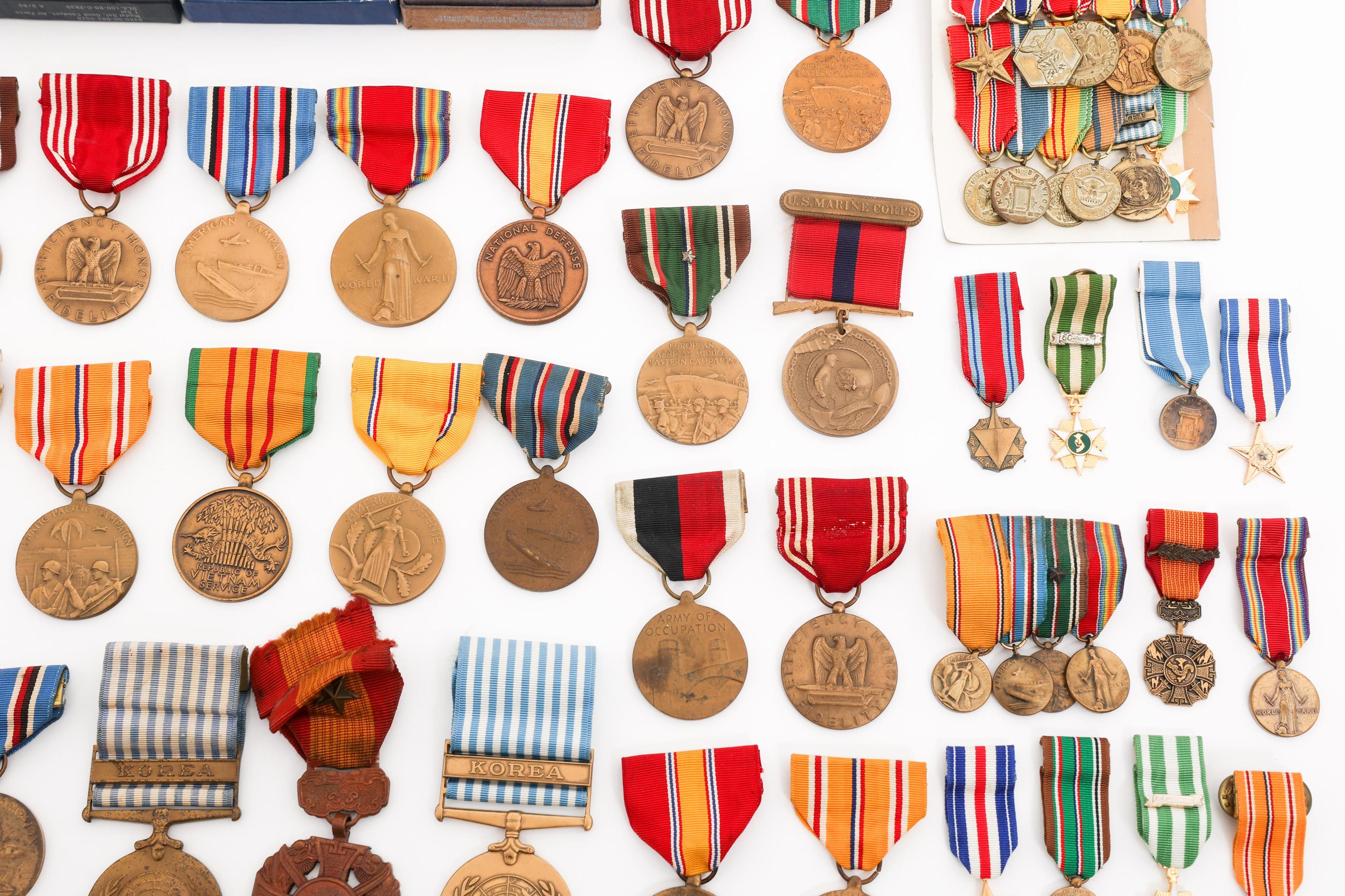 WWII - COLD WAR US ARMED FORCES MEDALS