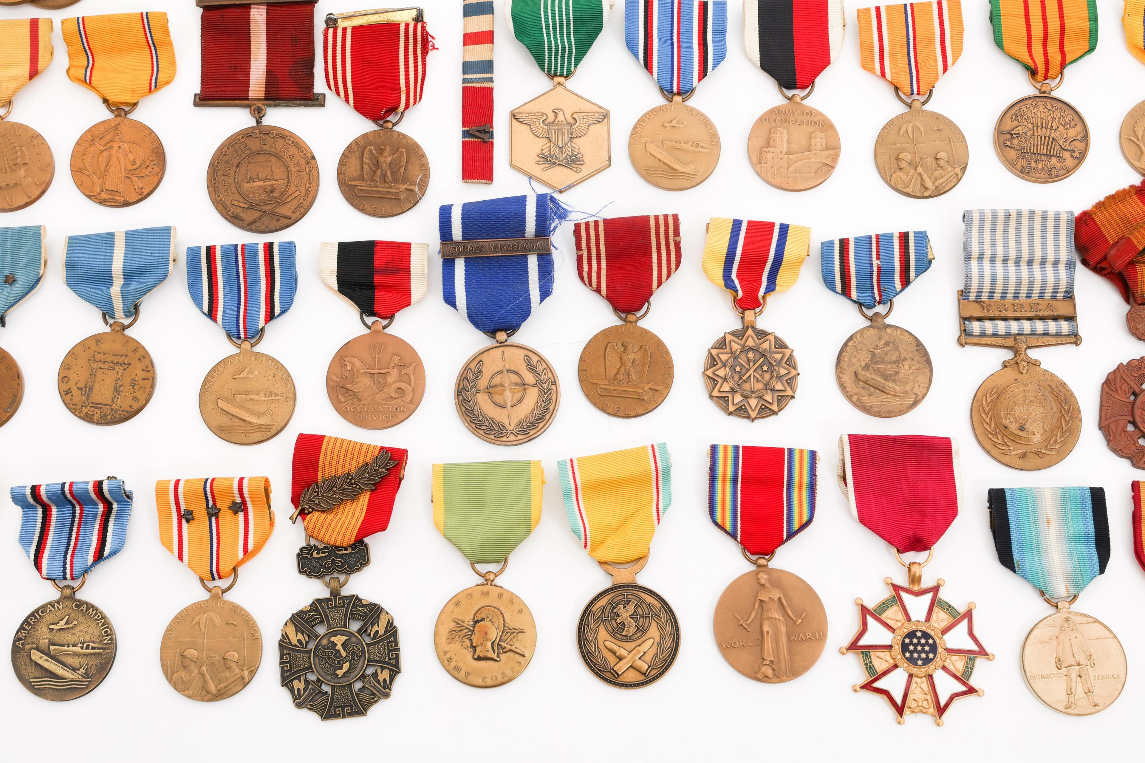 WWII - COLD WAR US ARMED FORCES MEDALS