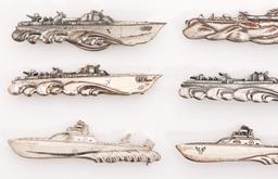 WWII - POST WAR NON-REG. US HIGGINS PT BOAT BADGES