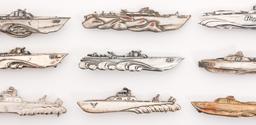 WWII - POST WAR NON-REG. US HIGGINS PT BOAT BADGES