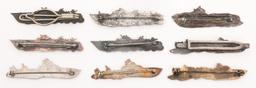 WWII - POST WAR NON-REG. US HIGGINS PT BOAT BADGES