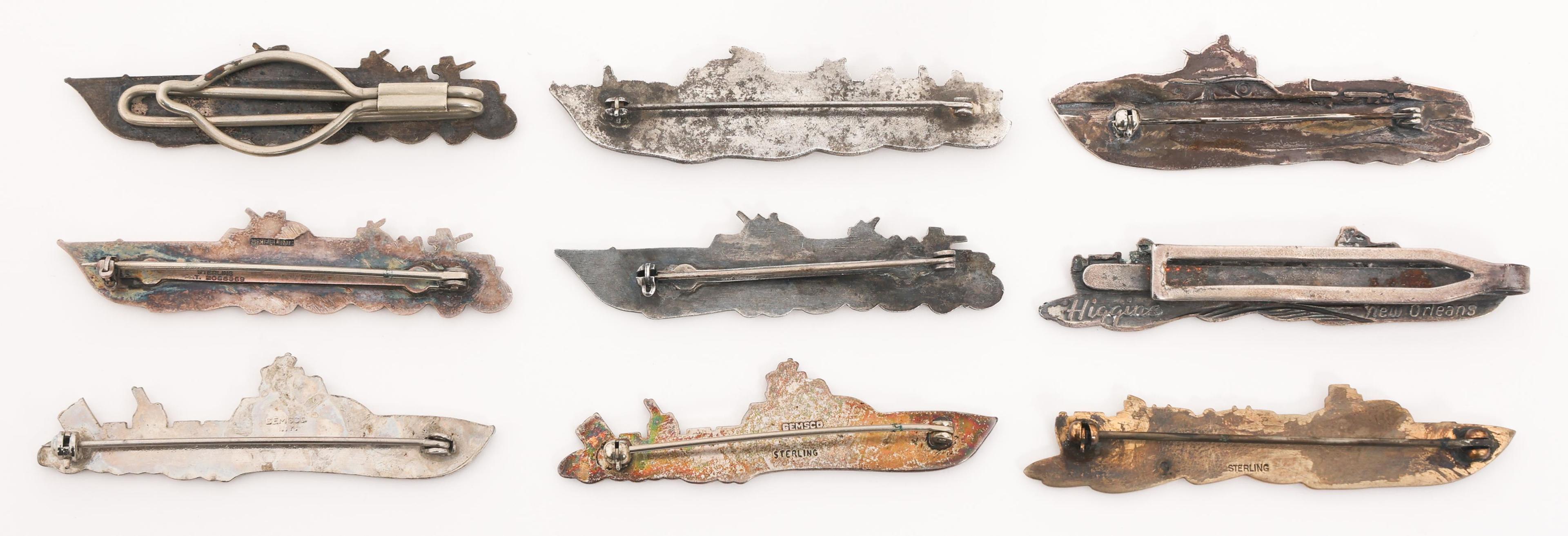WWII - POST WAR NON-REG. US HIGGINS PT BOAT BADGES