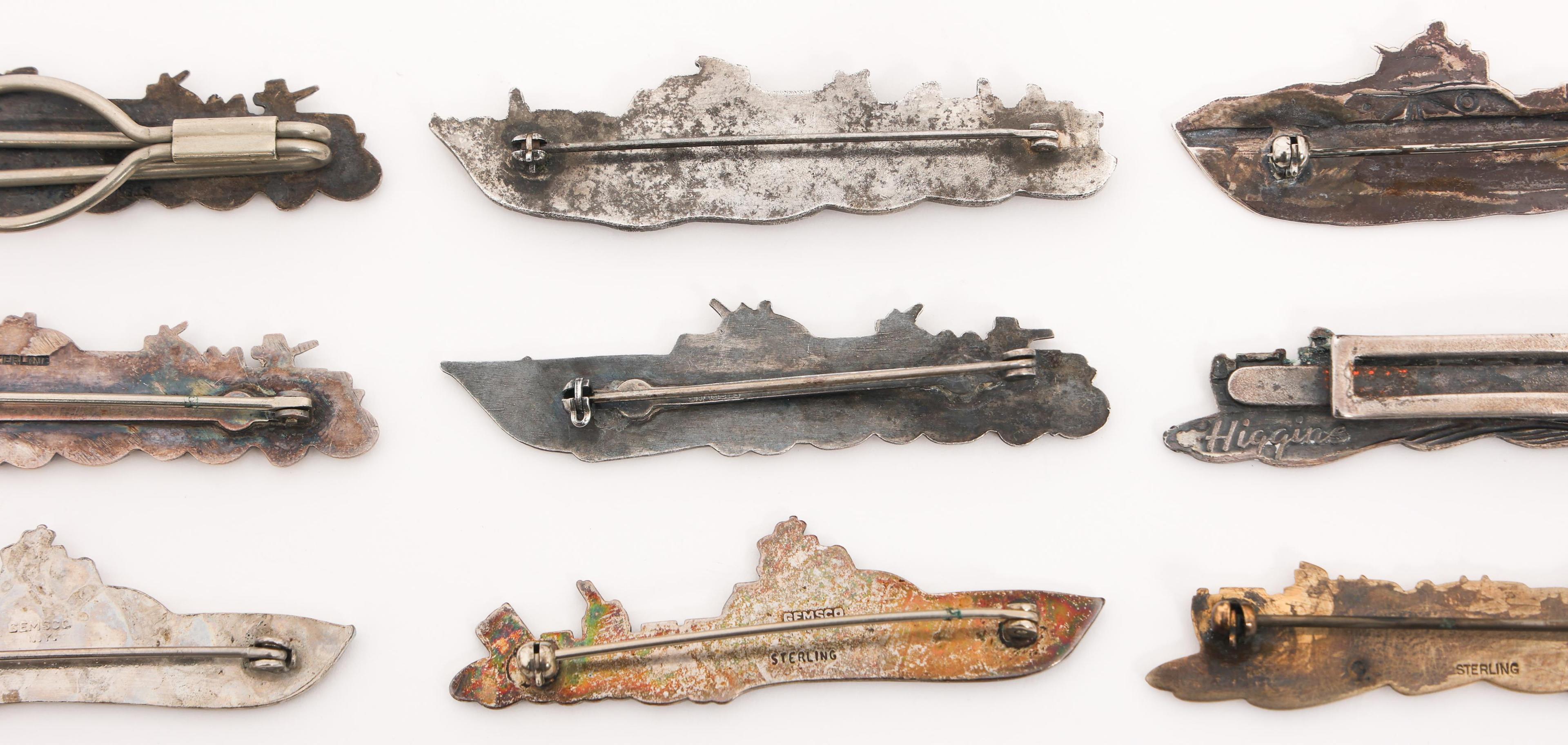 WWII - POST WAR NON-REG. US HIGGINS PT BOAT BADGES
