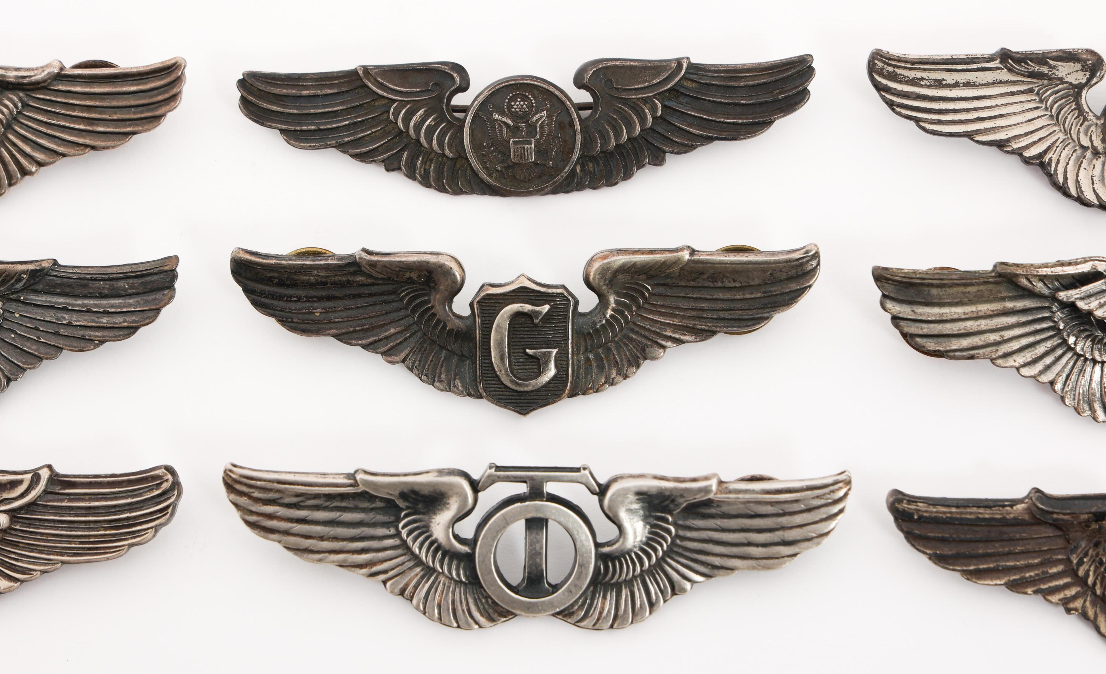 WWII - KOREAN WAR US 3" AVIATOR WINGS