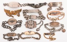 WWII USAAF IDENTIFICATION BRACELETS