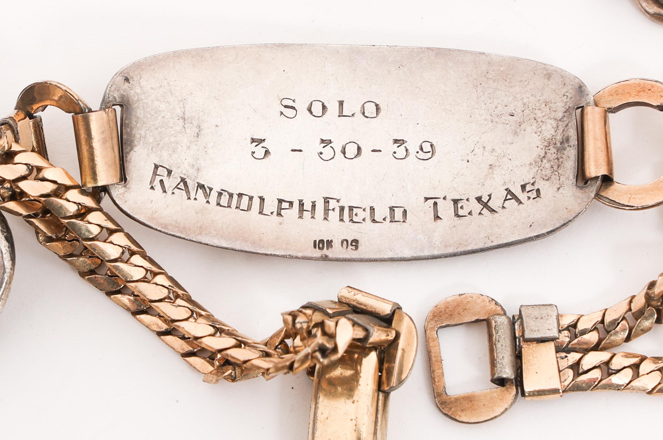 WWII USAAF IDENTIFICATION BRACELETS