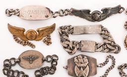 WWII USAAF IDENTIFICATION BRACELETS