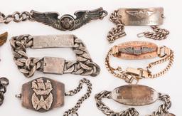 WWII USAAF IDENTIFICATION BRACELETS