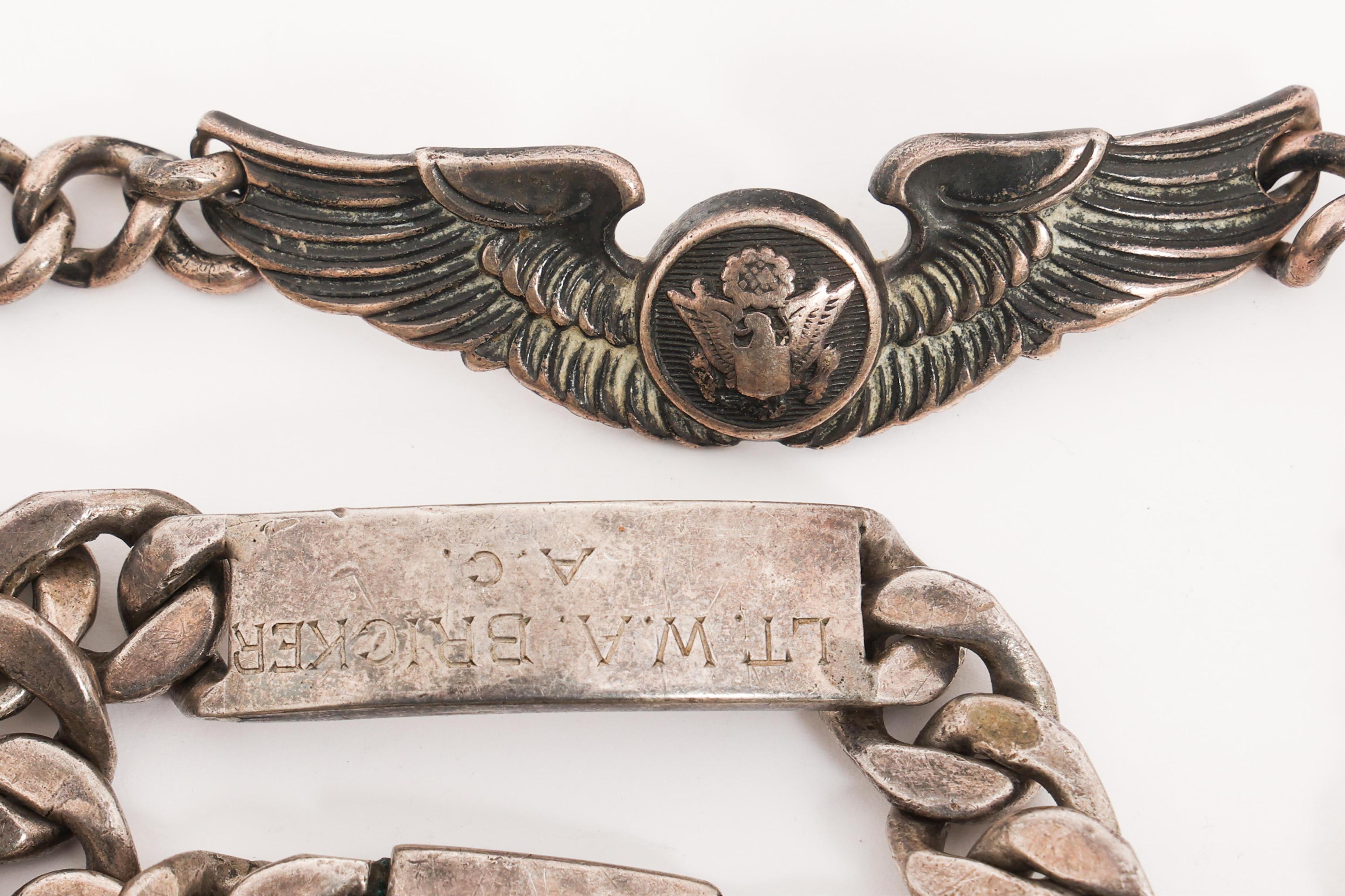WWII USAAF IDENTIFICATION BRACELETS
