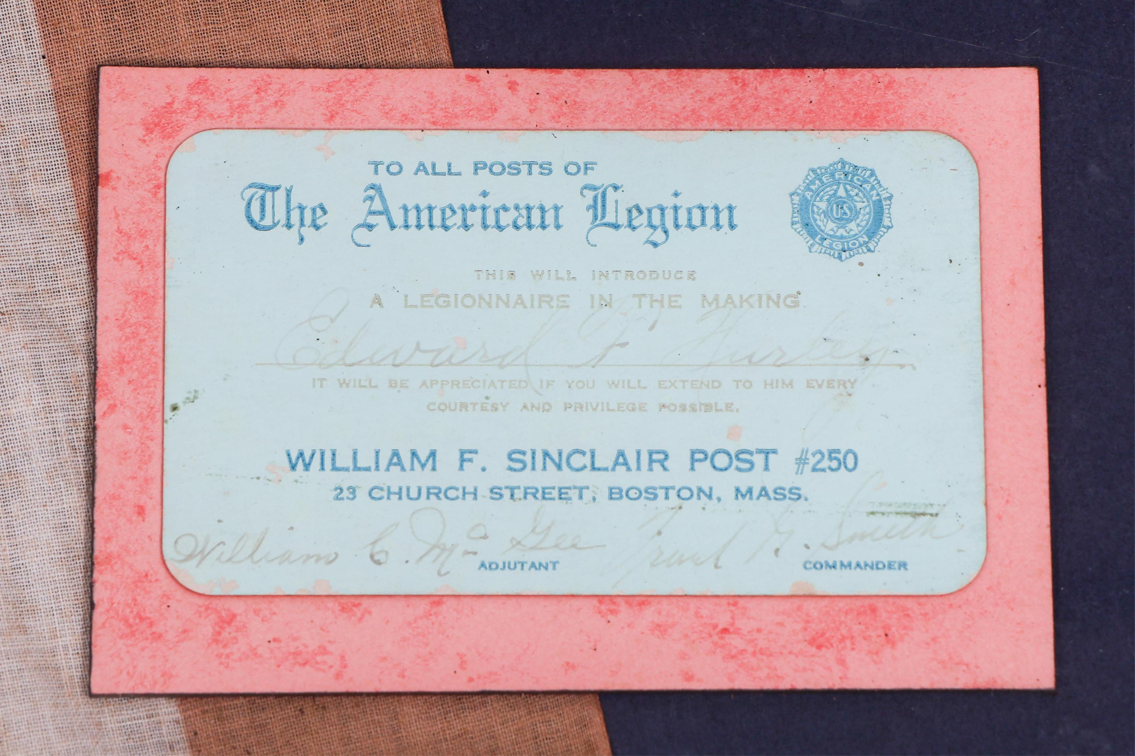 WWII USAAF / USCG AUXILIARY NAMED OFFICER GROUPING