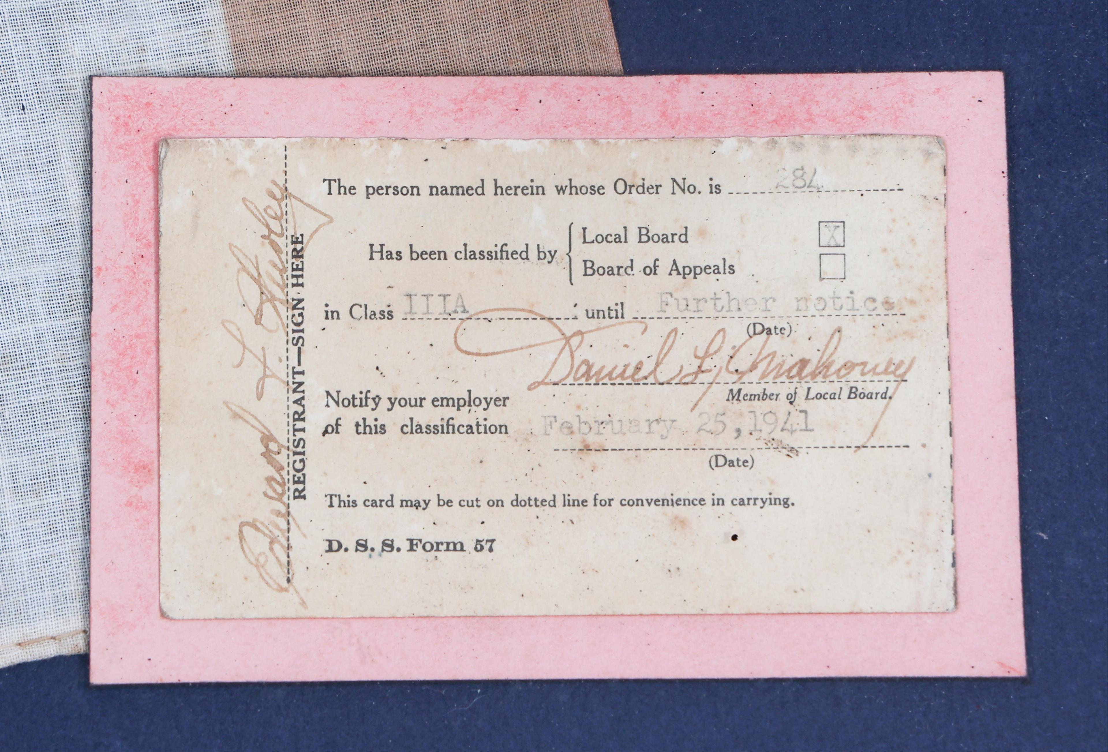 WWII USAAF / USCG AUXILIARY NAMED OFFICER GROUPING