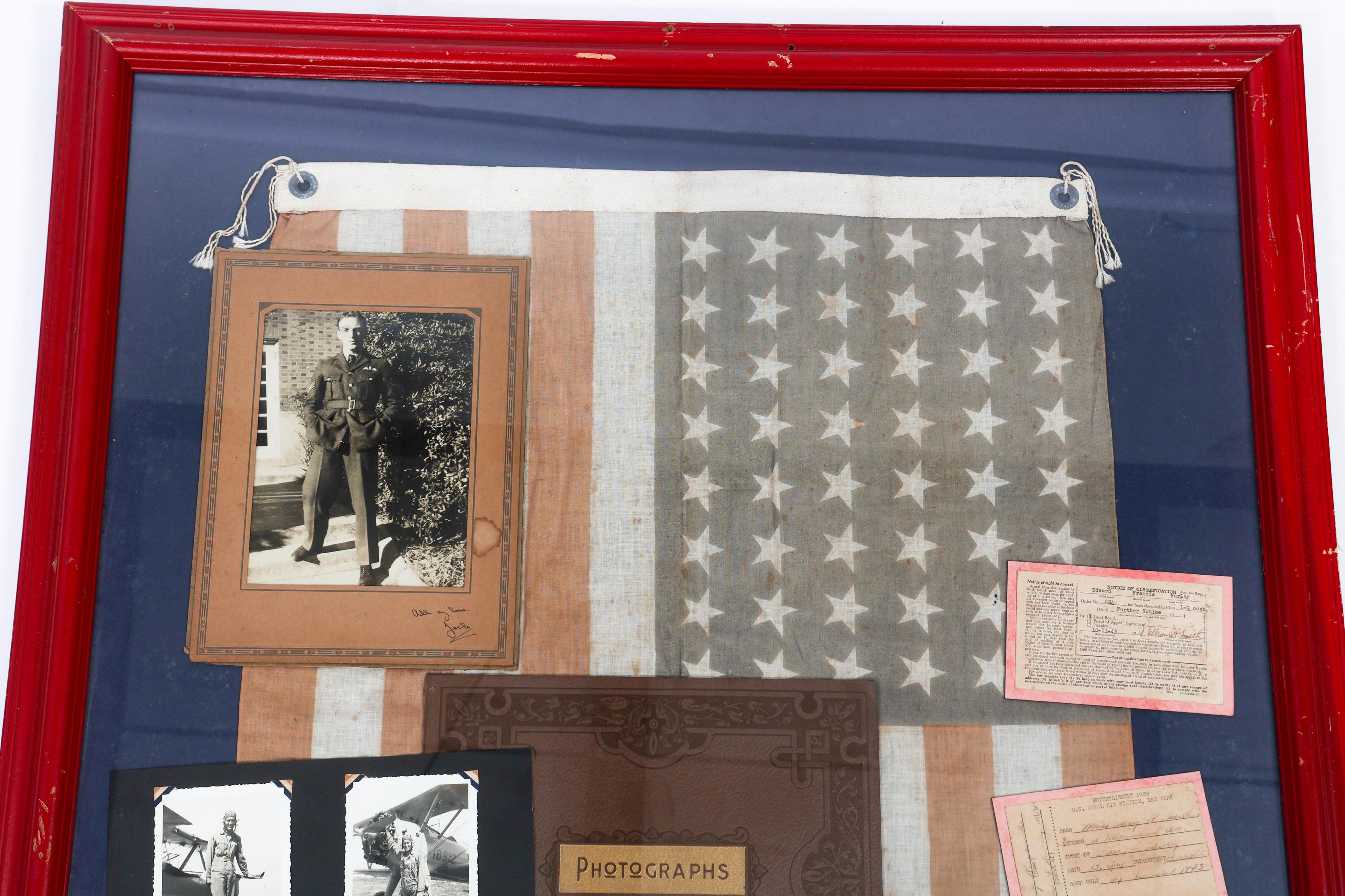 WWII USAAF / USCG AUXILIARY NAMED OFFICER GROUPING