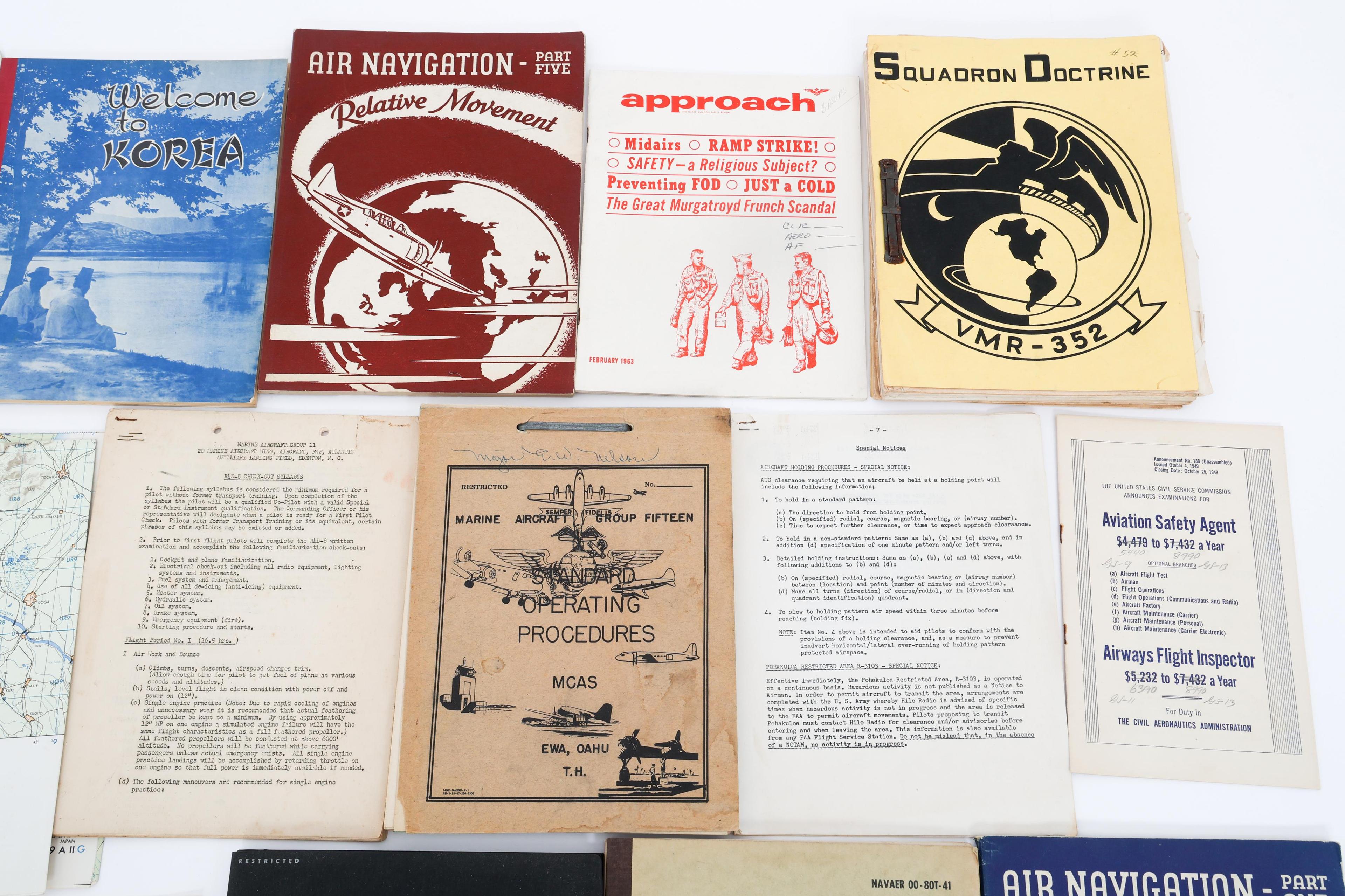 WWII - VIETNAM WAR USMC ENLISTED AVIATOR GROUP