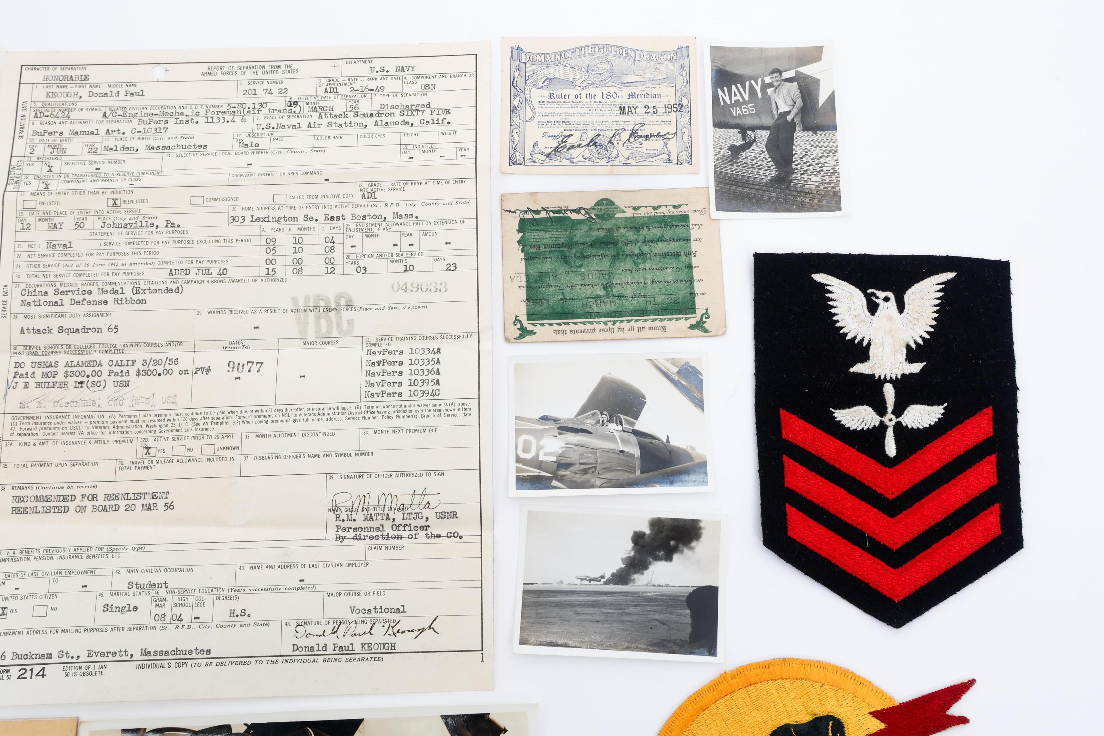 KOREAN WAR USMC & NAVY NAMED GROUPINGS