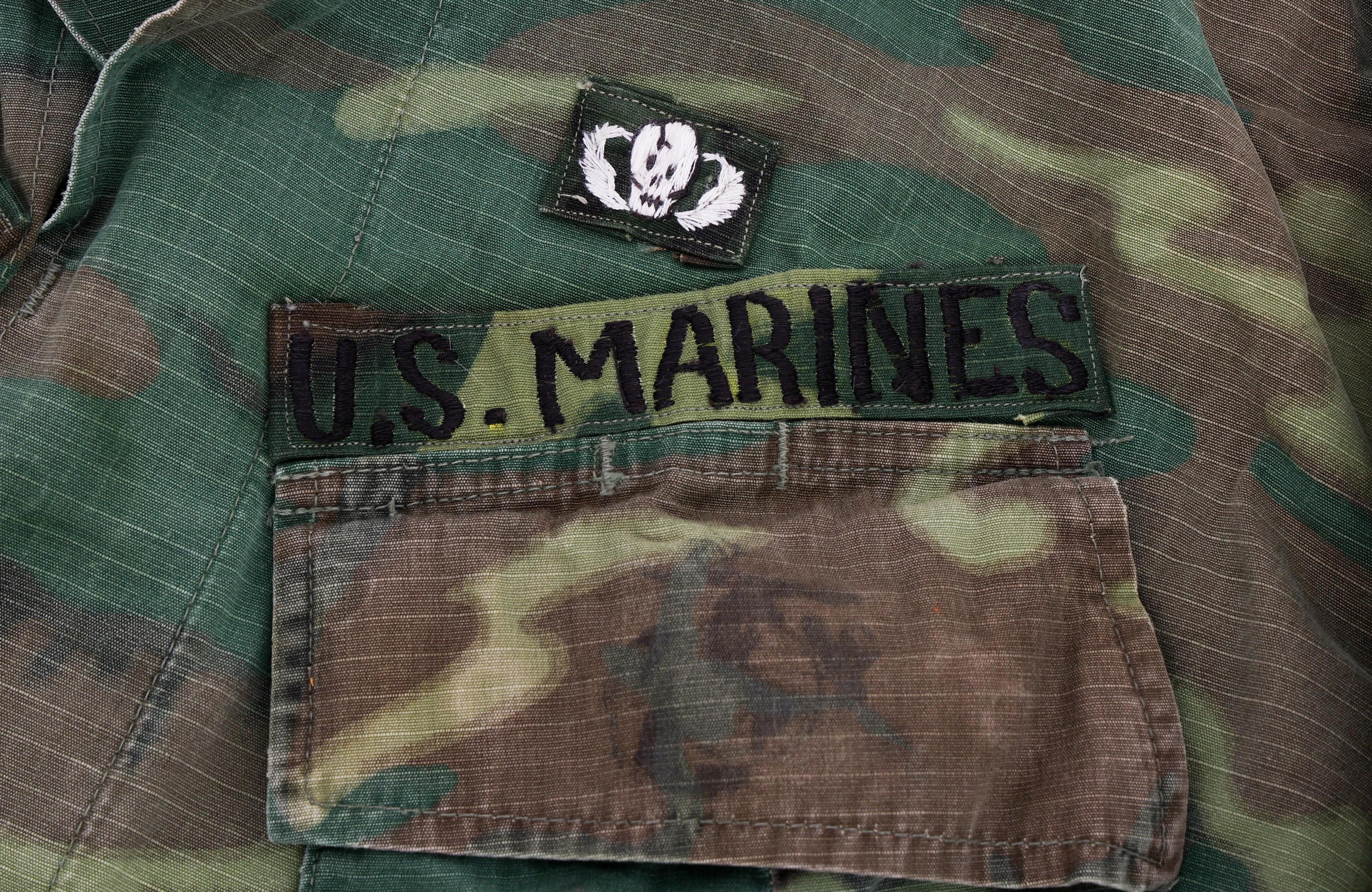 VIETNAM WAR US 7th MARINE SCOUT SNIPER NAMED GROUP