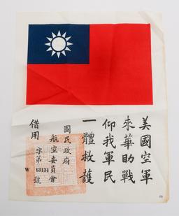 WWII USAAF ISSUED & THEATER MADE BLOOD CHITS